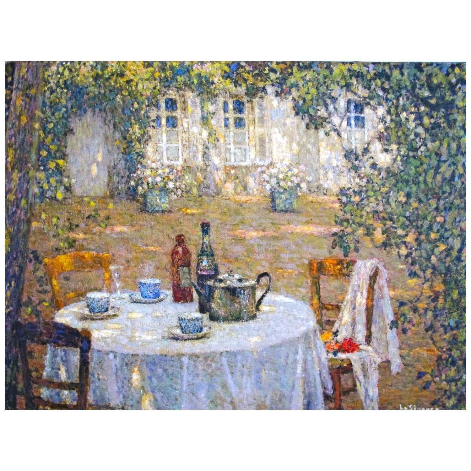  Henri Le Sidaner. Le table au soleil. 1911. Musee dArts de Nantes