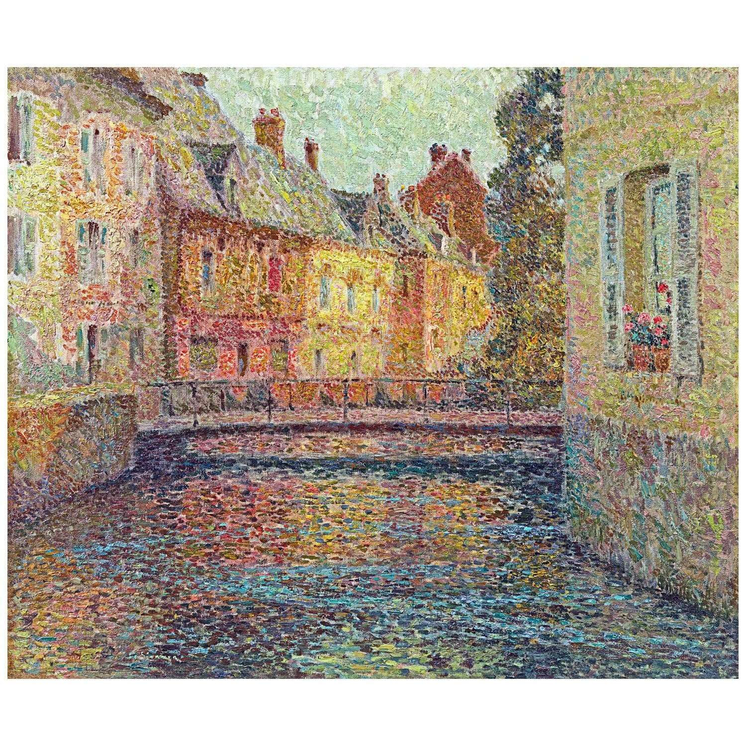  Henri Le Sidaner. Le canal. Soleil. 1913. Richard Green Gallery London