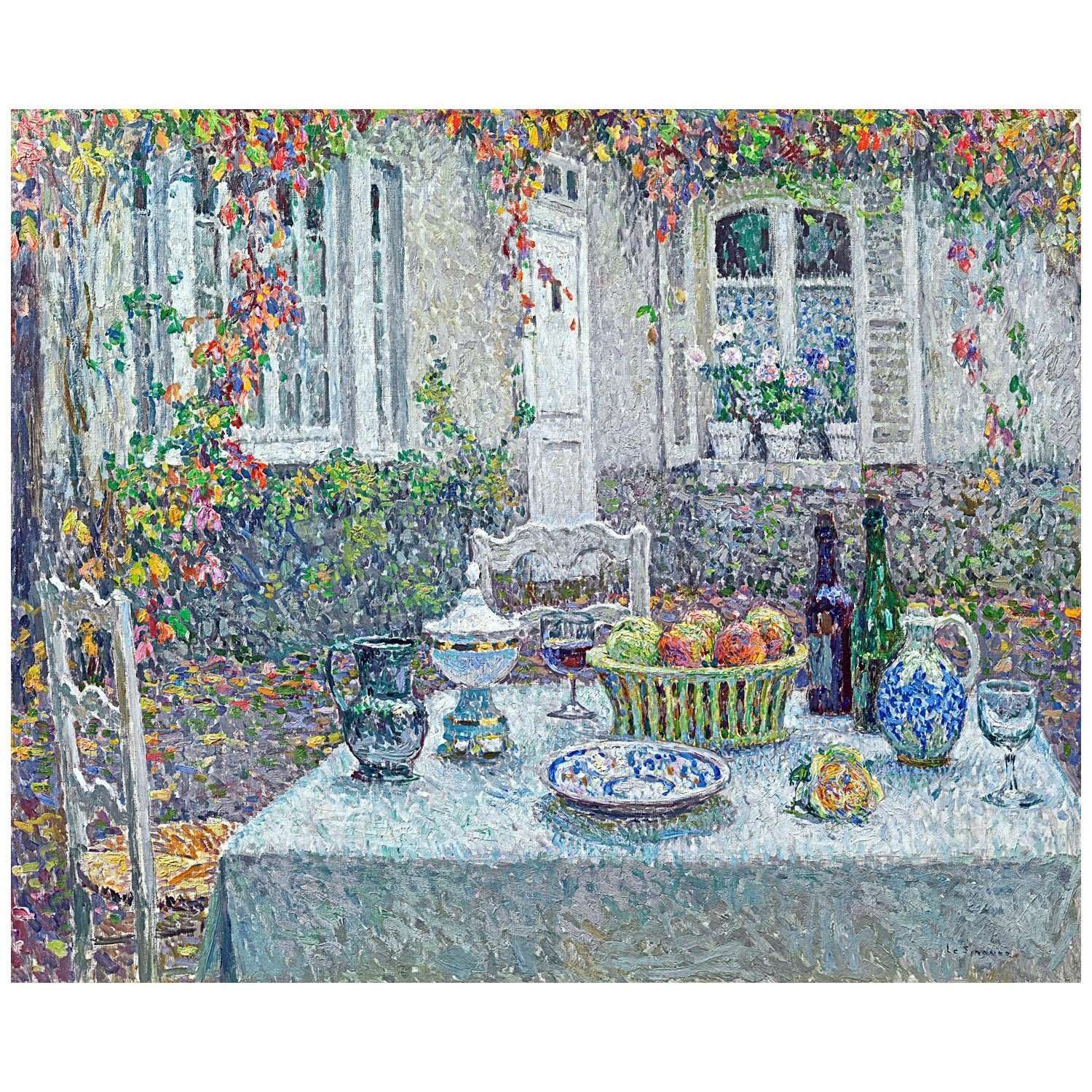  Henri Le Sidaner. La petit table. 1920. Richard Green Gallery London