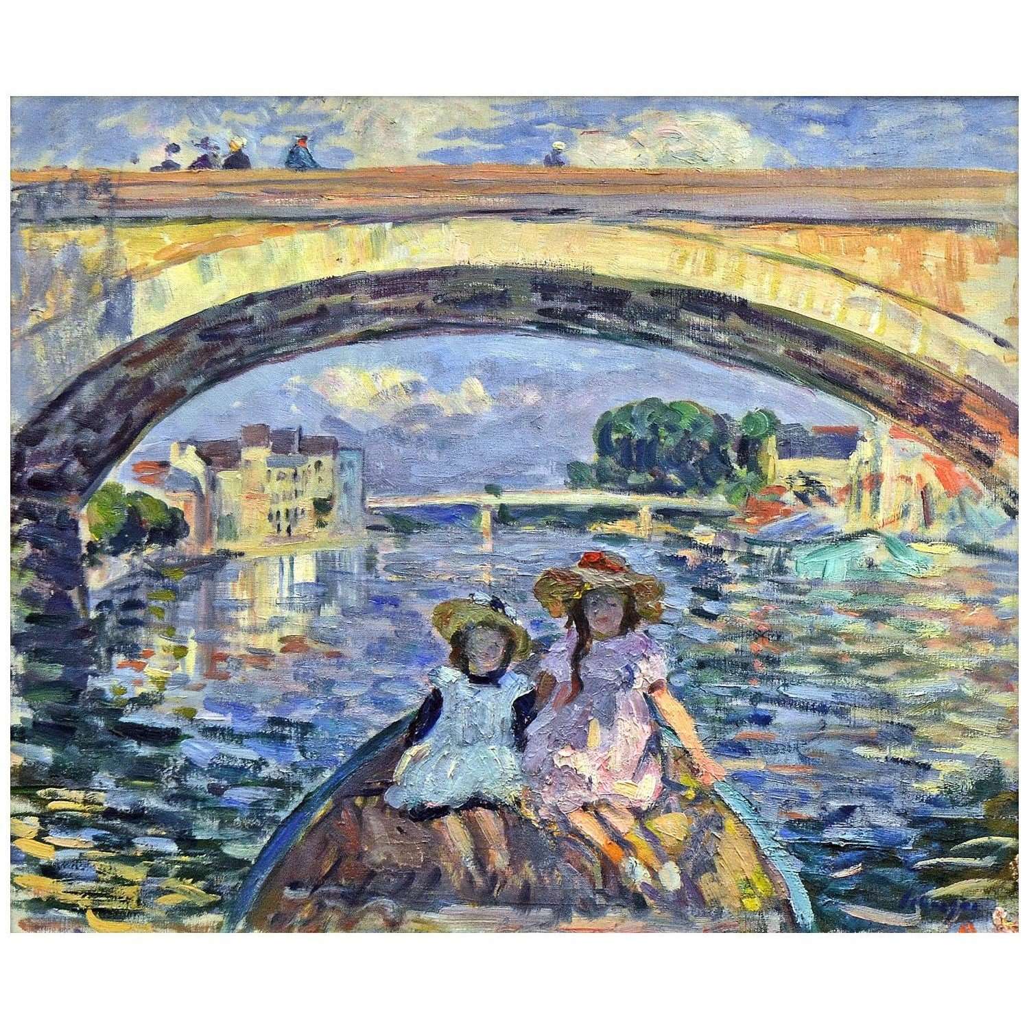  Henri Lebasque. Promenade en barque. 1880. Musee Faure Aix-Les-Bains