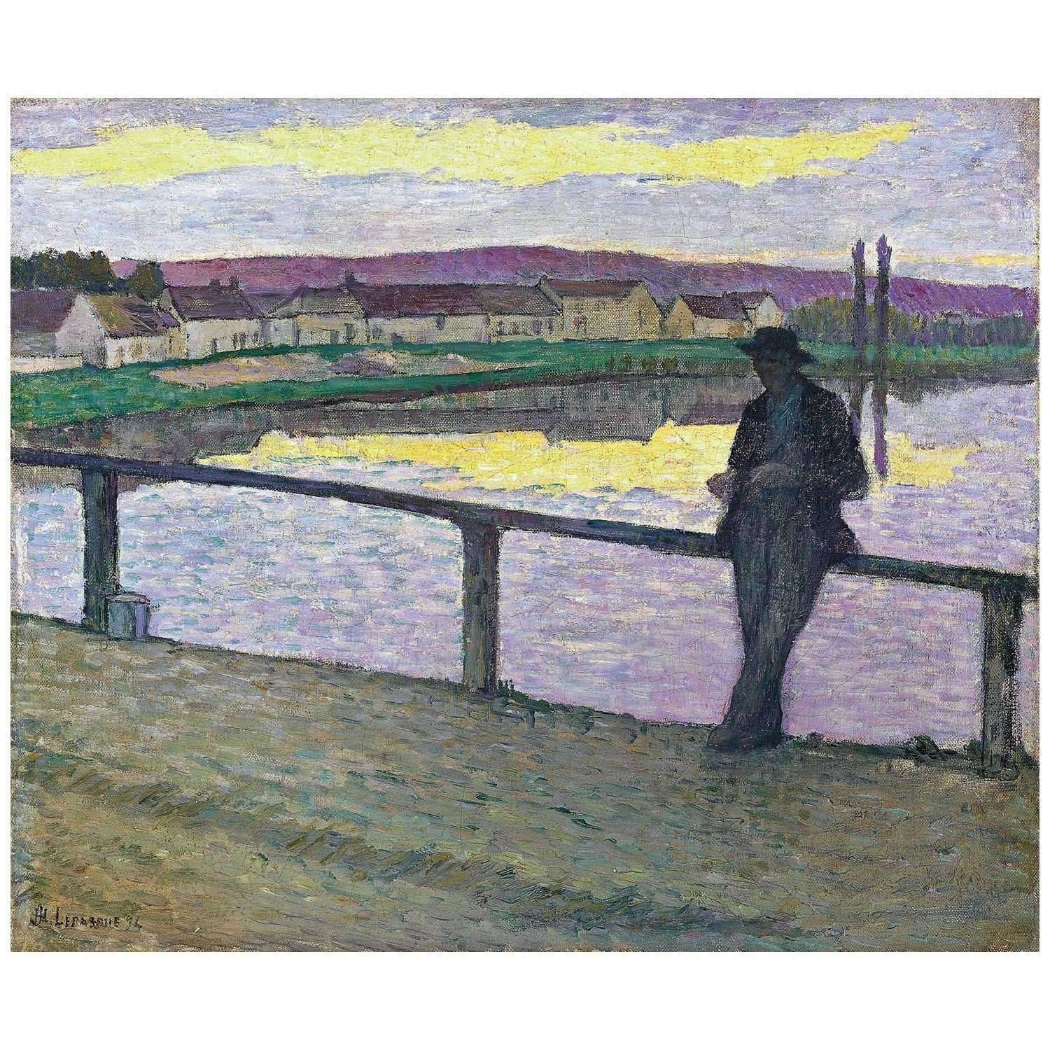  Henri Lebasque. Sunset on Pont-Aven. 1894. Museo Thyssen Bornemisza Madrid