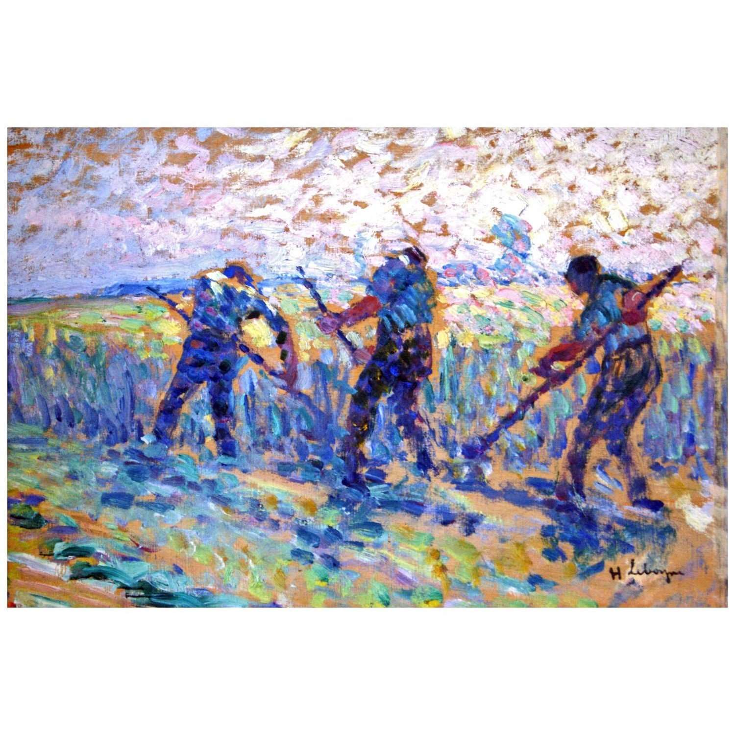  Henri Lebasque. Les moissonneurs. 1899. Musee Faure Aix-Les-Bains