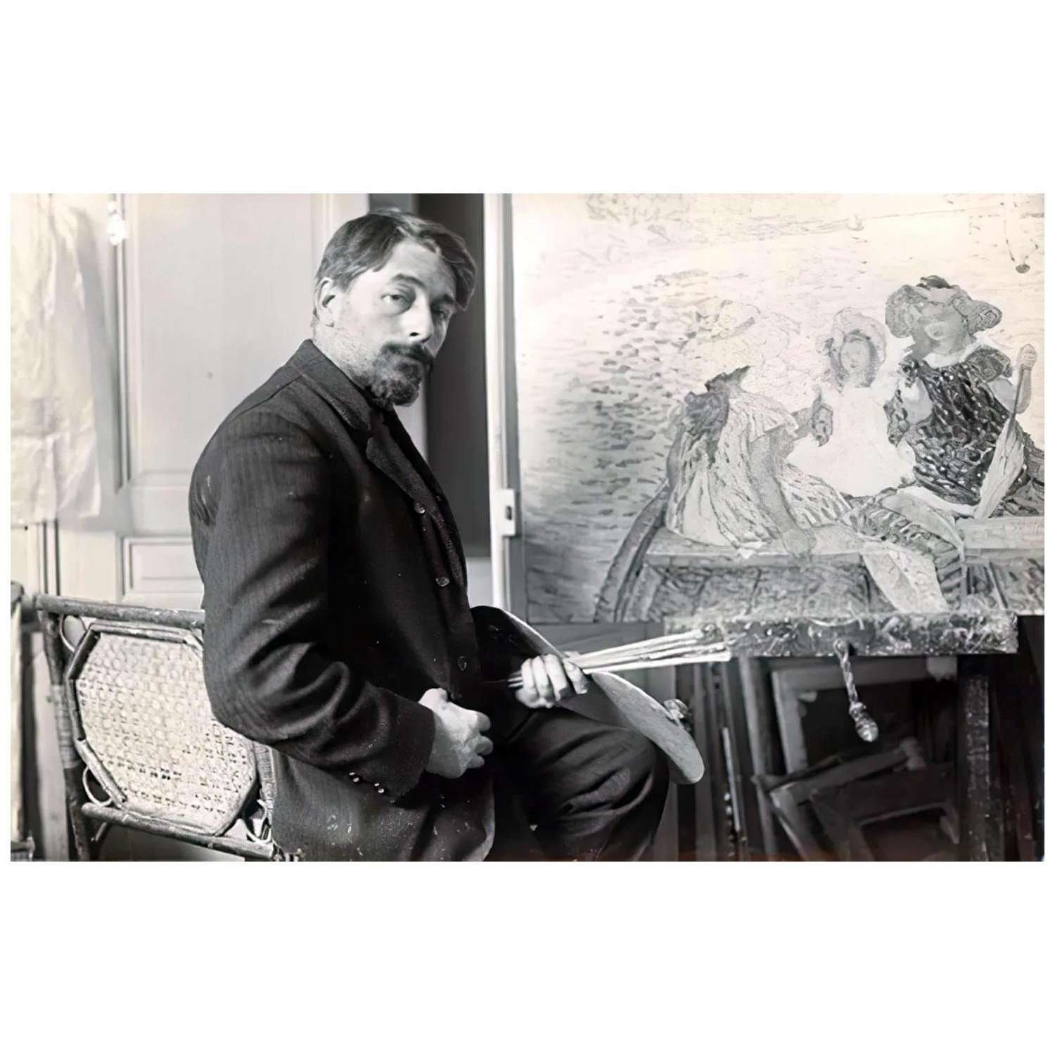  Henri Lebasque. Photo in atelier. 1900. Archives Larousse, Paris