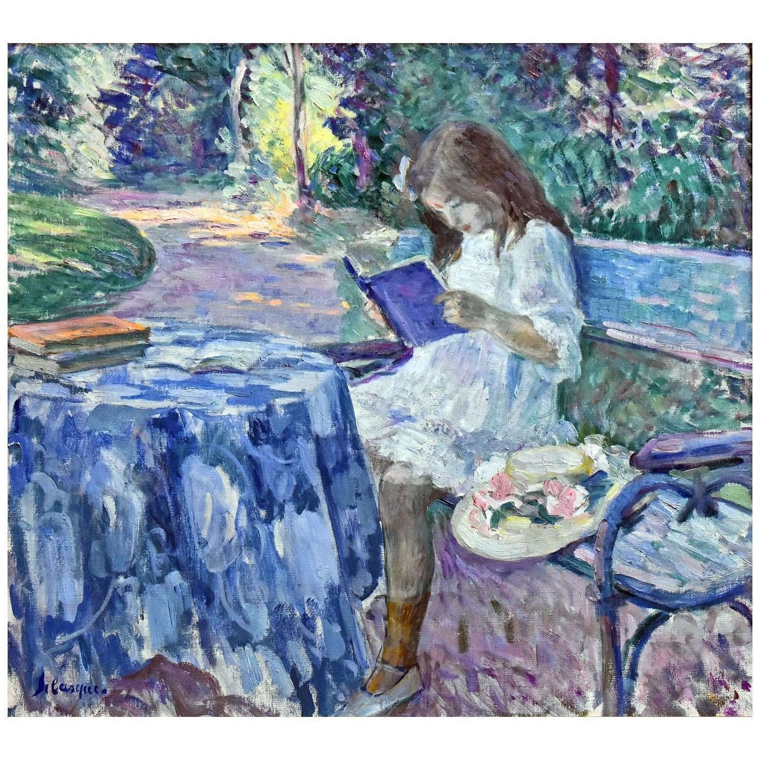  Henri Lebasque. La Lecture. 1902. Mus?e Petiet de Limoux