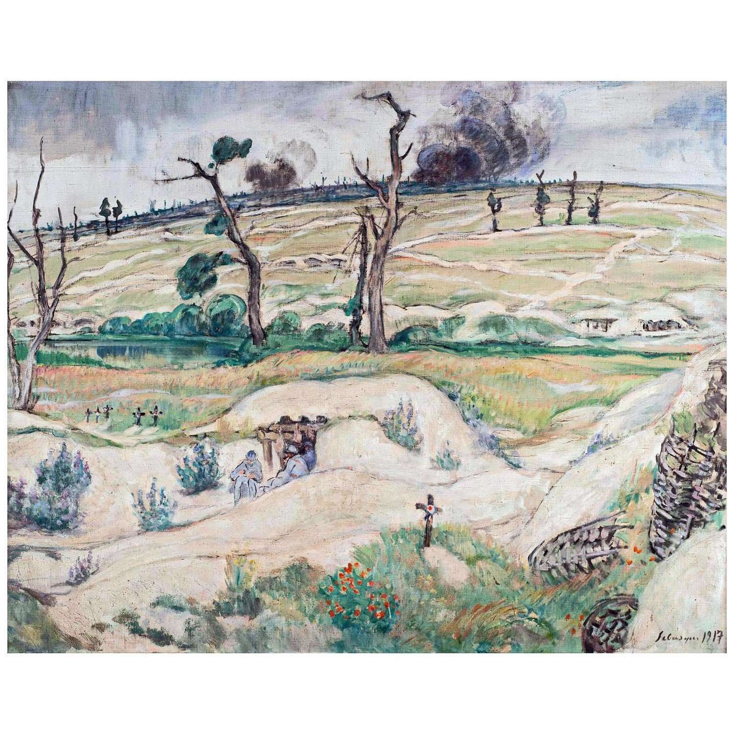  Henri Lebasque. En Champagne. 1917. Musee La Conteporaine Paris