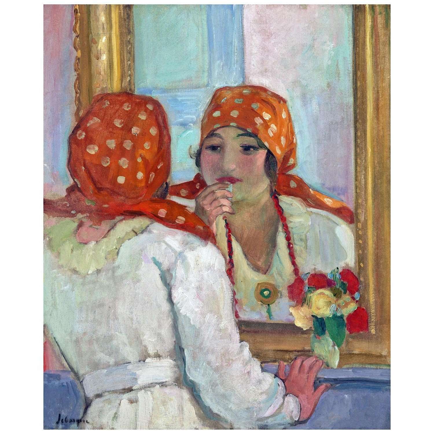  Henri Lebasque. Devant le miroir. 1919. Private collection