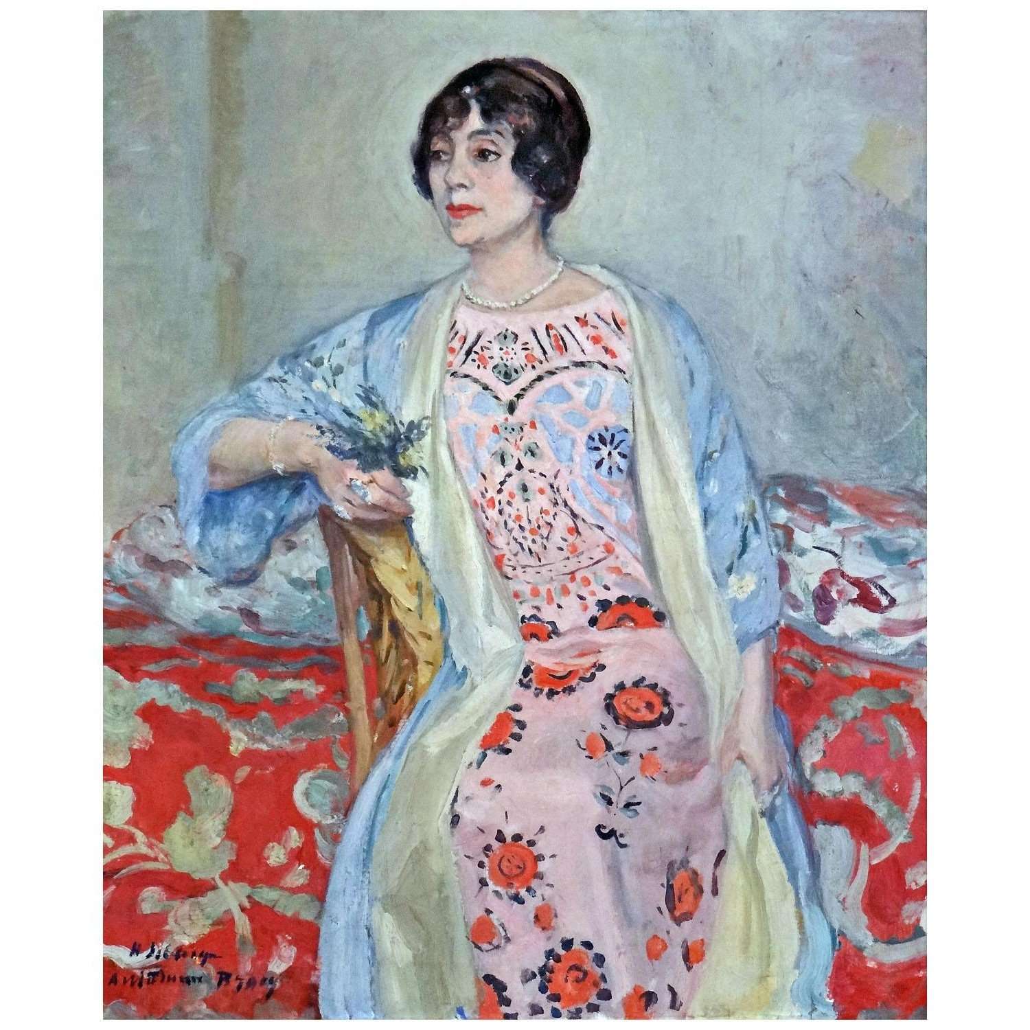  Henri Lebasque. Marie-Marguerite Brocq. 1920. MBA dAgen