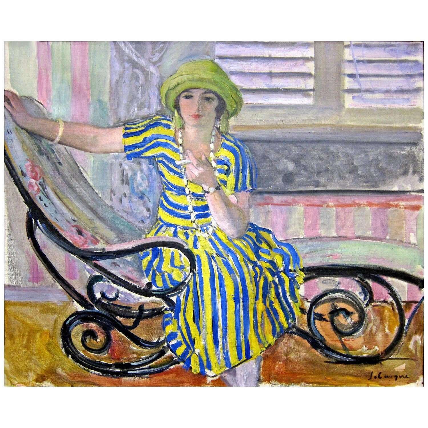  Henri Lebasque. La cigarette. 1921. La Piscine Roubaix