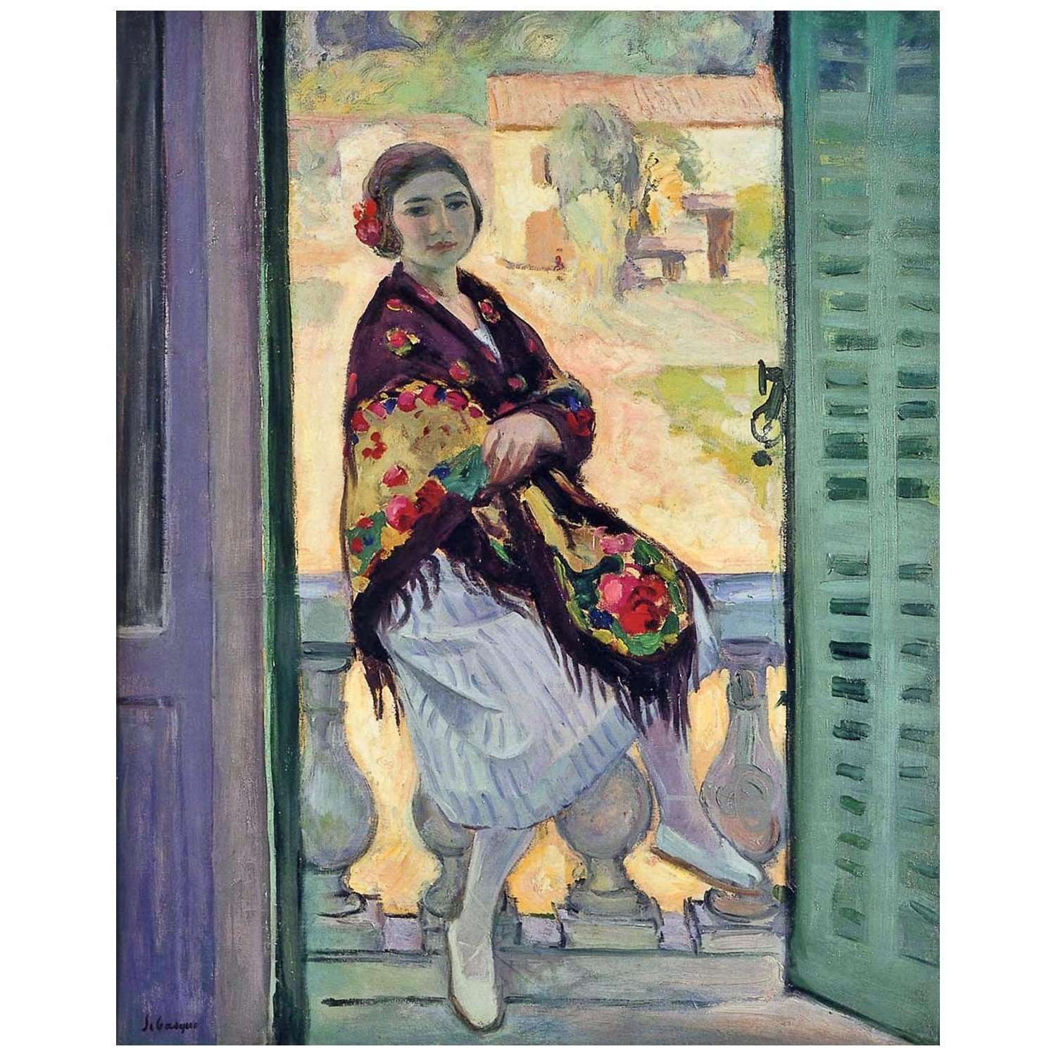  Henri Lebasque. On the Balcony. 1925. MBA de Lyon