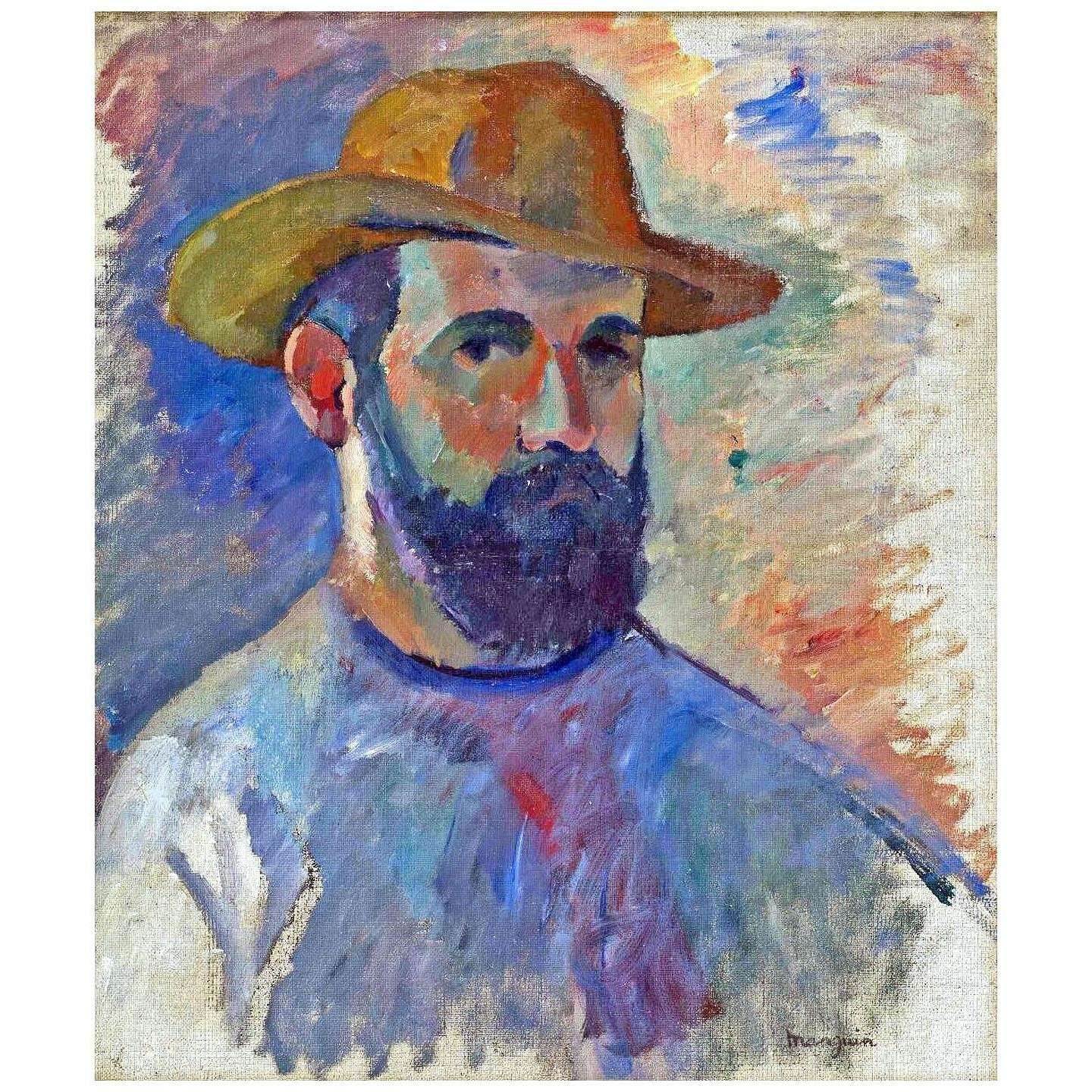  Henri Manguin. Autoportrait. 1905. Collection privee