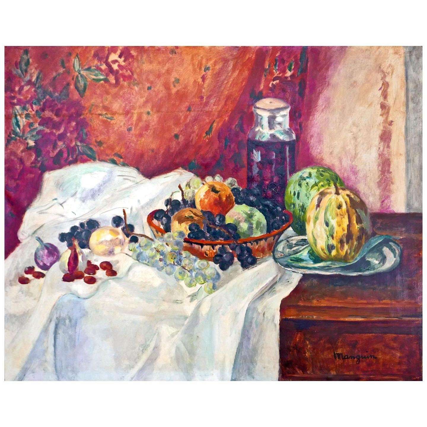  Henri Manguin. Nature morte aux fruits. 1937. Centre Pompidou Paris