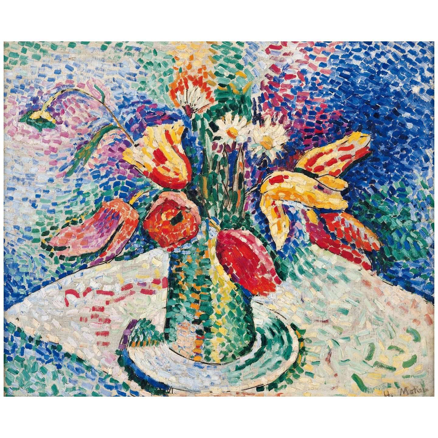  Henri Matisse. Tulipes perroquet. 1905 Albertina Wien