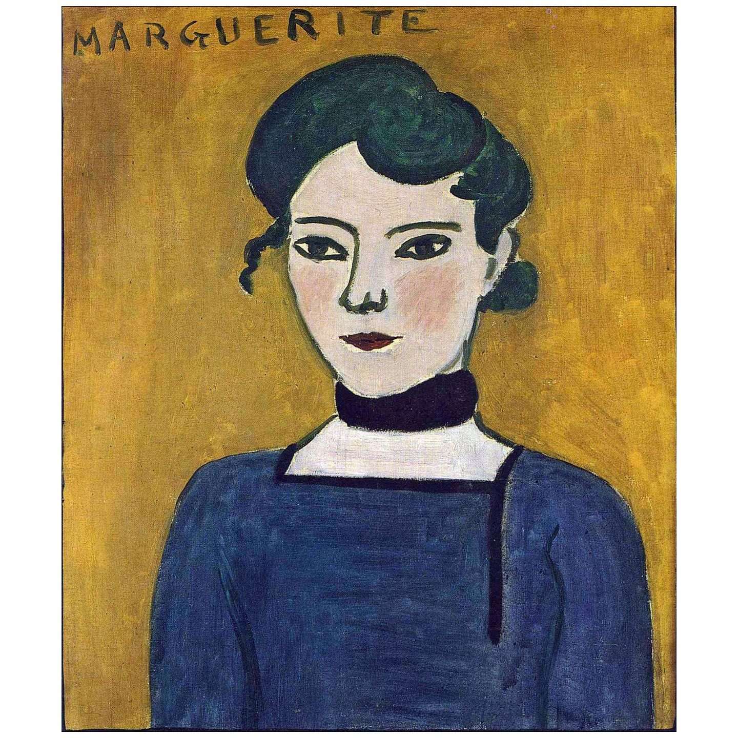  Henri Matisse. Portrait de Marguerite. 1906. Musee Picasso Paris