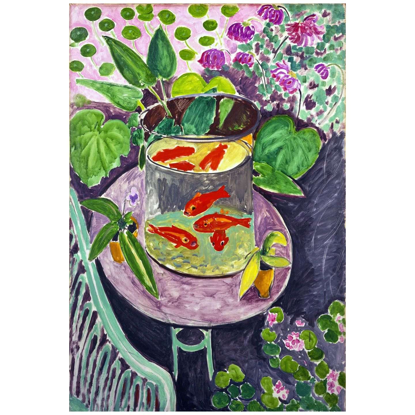  Henri Matisse. Les Poissons Rouges. 1911. Pushkin Museum Moscow