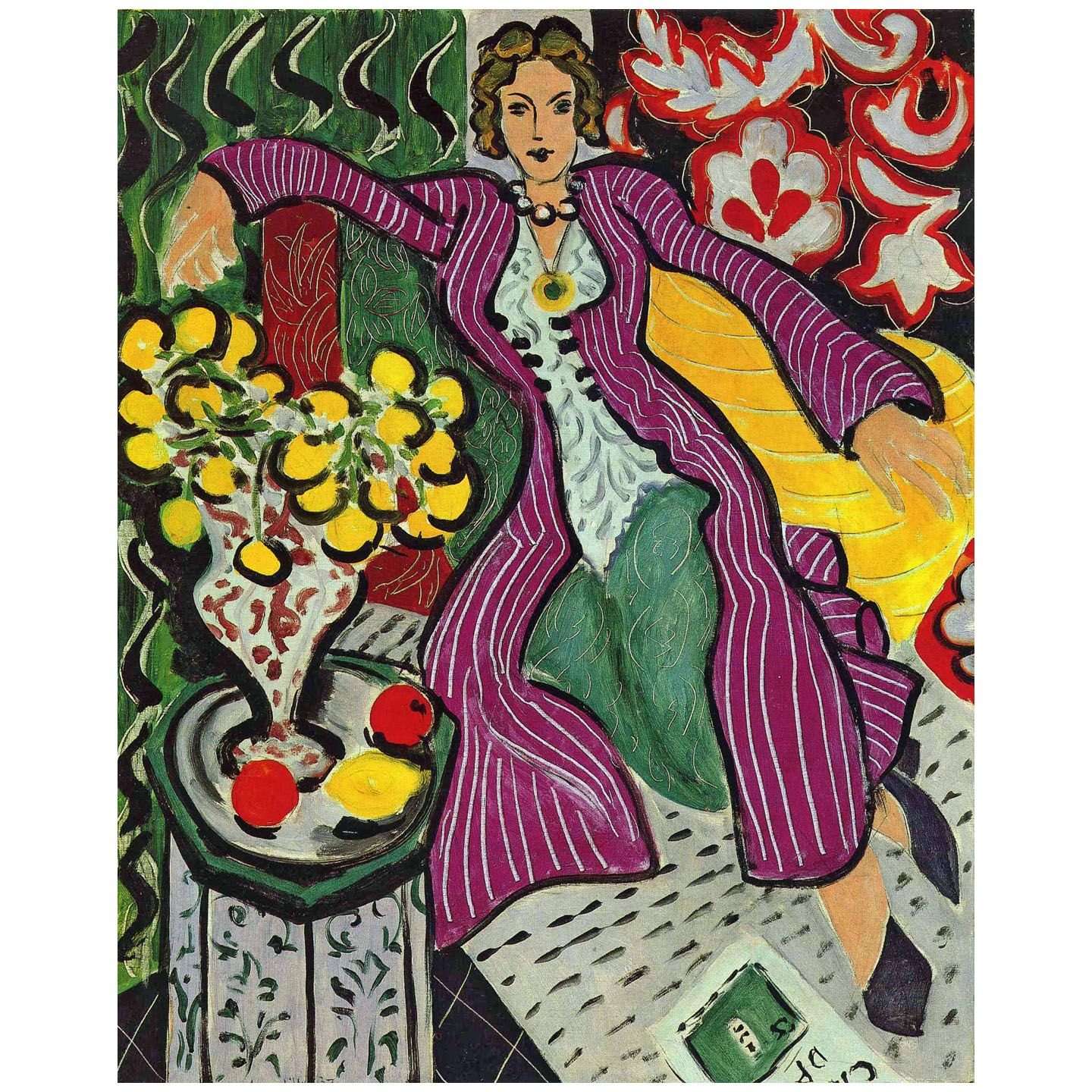  Henri Matisse. Femme au manteaux violet. 1937. MFAH Houston