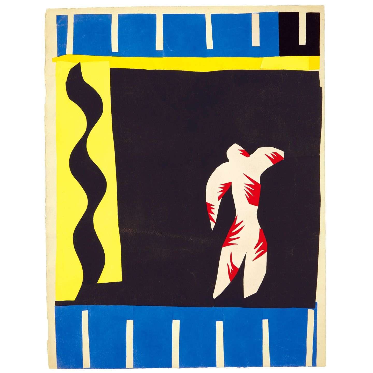  Henri Matisse. Le clown (de la s?rie Jazz). 1943. Musee Fabre Montprllier