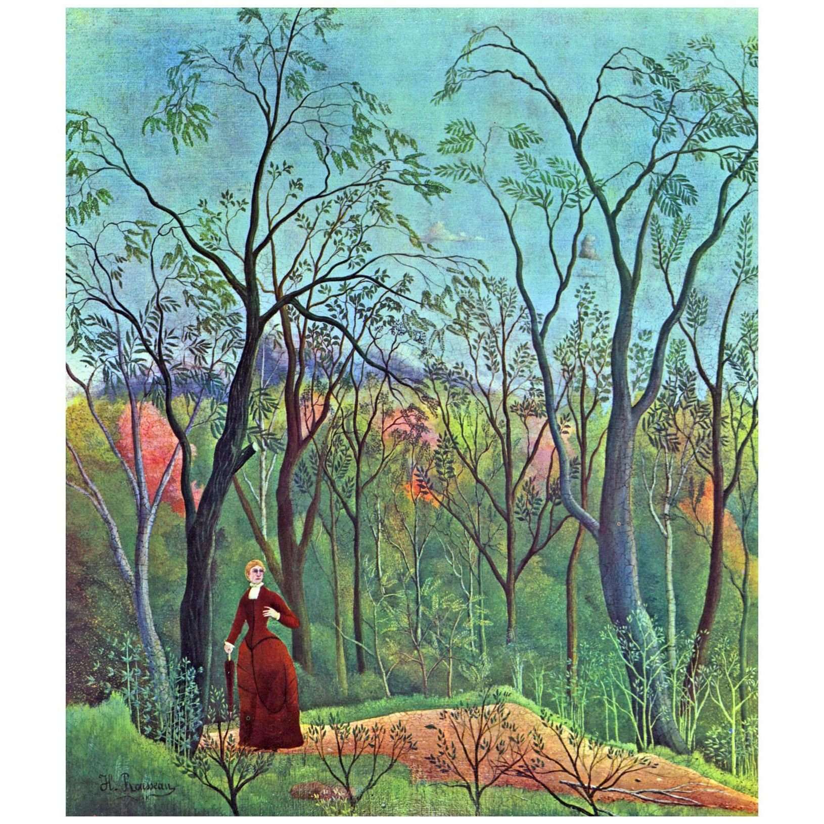  Henri Rousseau. La Promenade dans la for?t. 1886. Kunsthaus Zurich