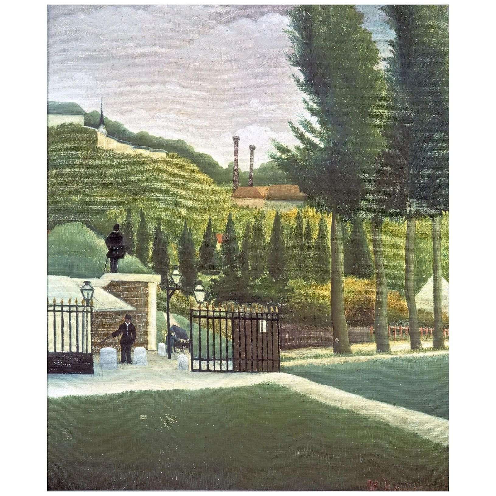  Henri Rousseau. L'Octroi. 1890. Courtauld Gallery London
