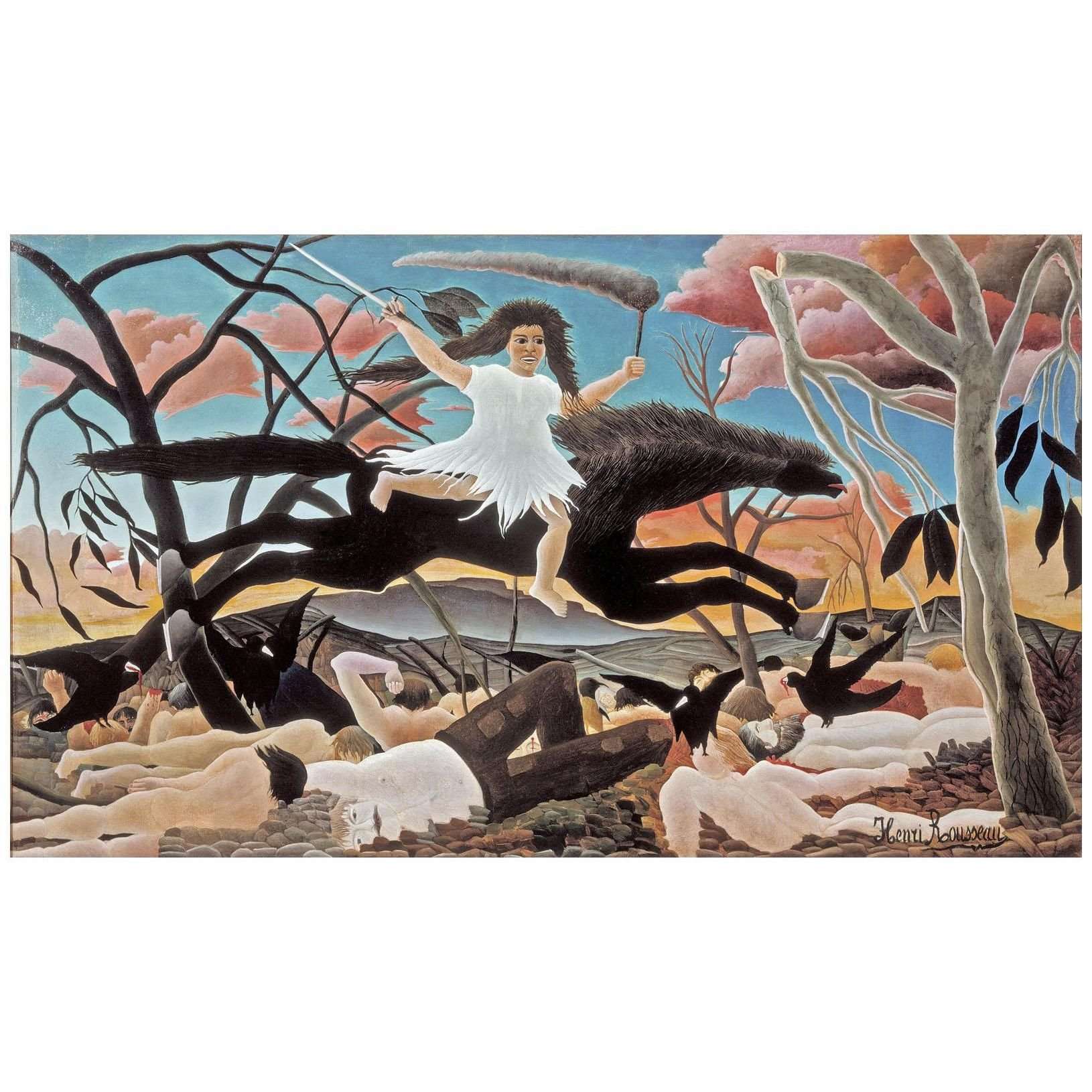  Henri Rousseau. La guerre. 1894. Musee dOrsay
