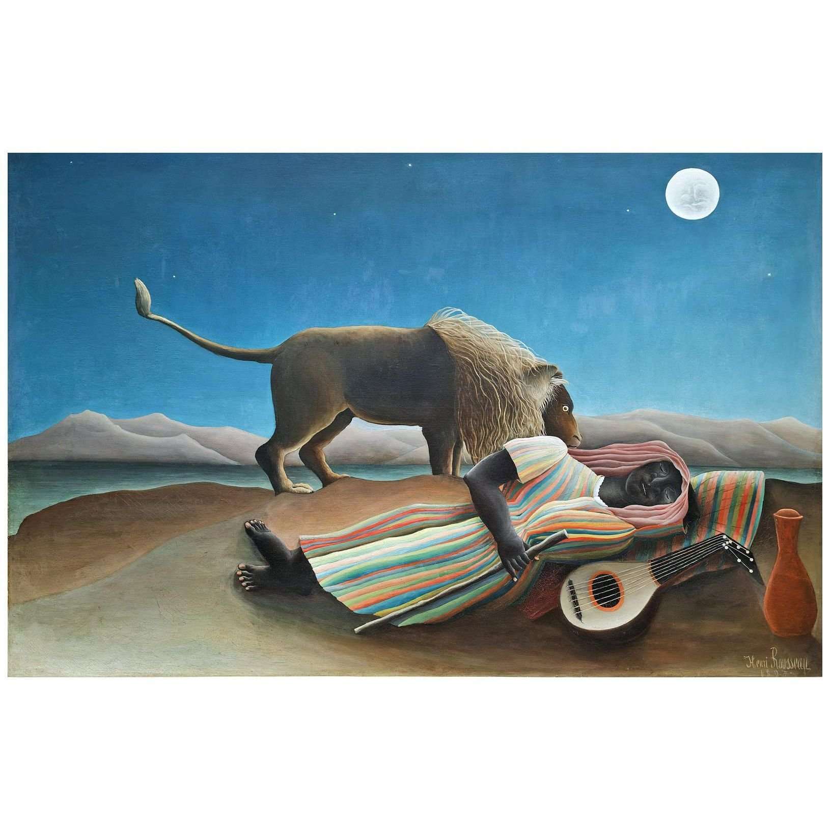  Henri Rousseau. La Boh?mienne endormie. 1897. MoMA New Yorl
