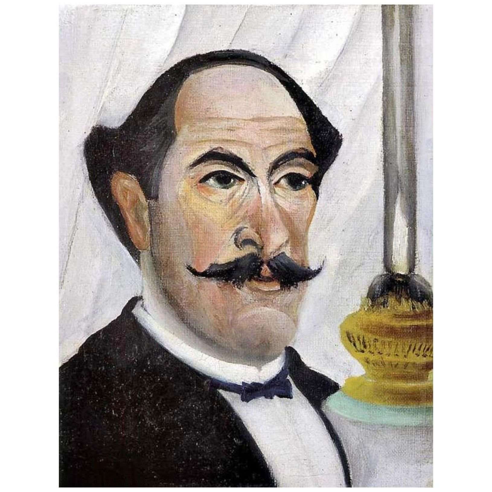  Henri Rousseau. Autoportrait avec lampe. 1903. Musee Picasso Paris