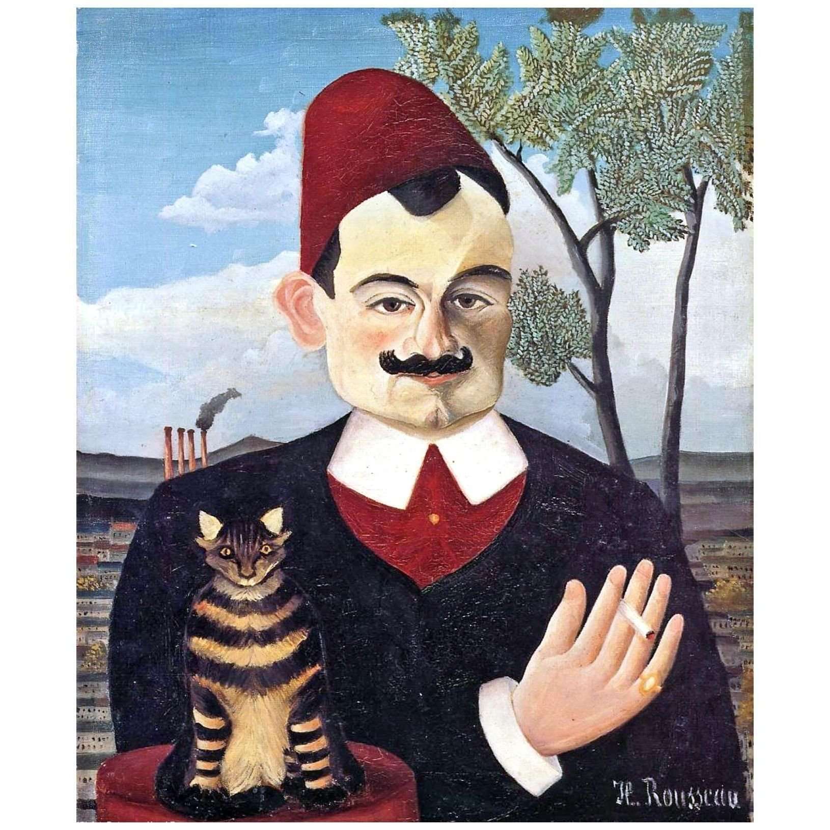  Henri Rousseau. Portrait de Monsieur X. 1906. Kunsthaus Zurich