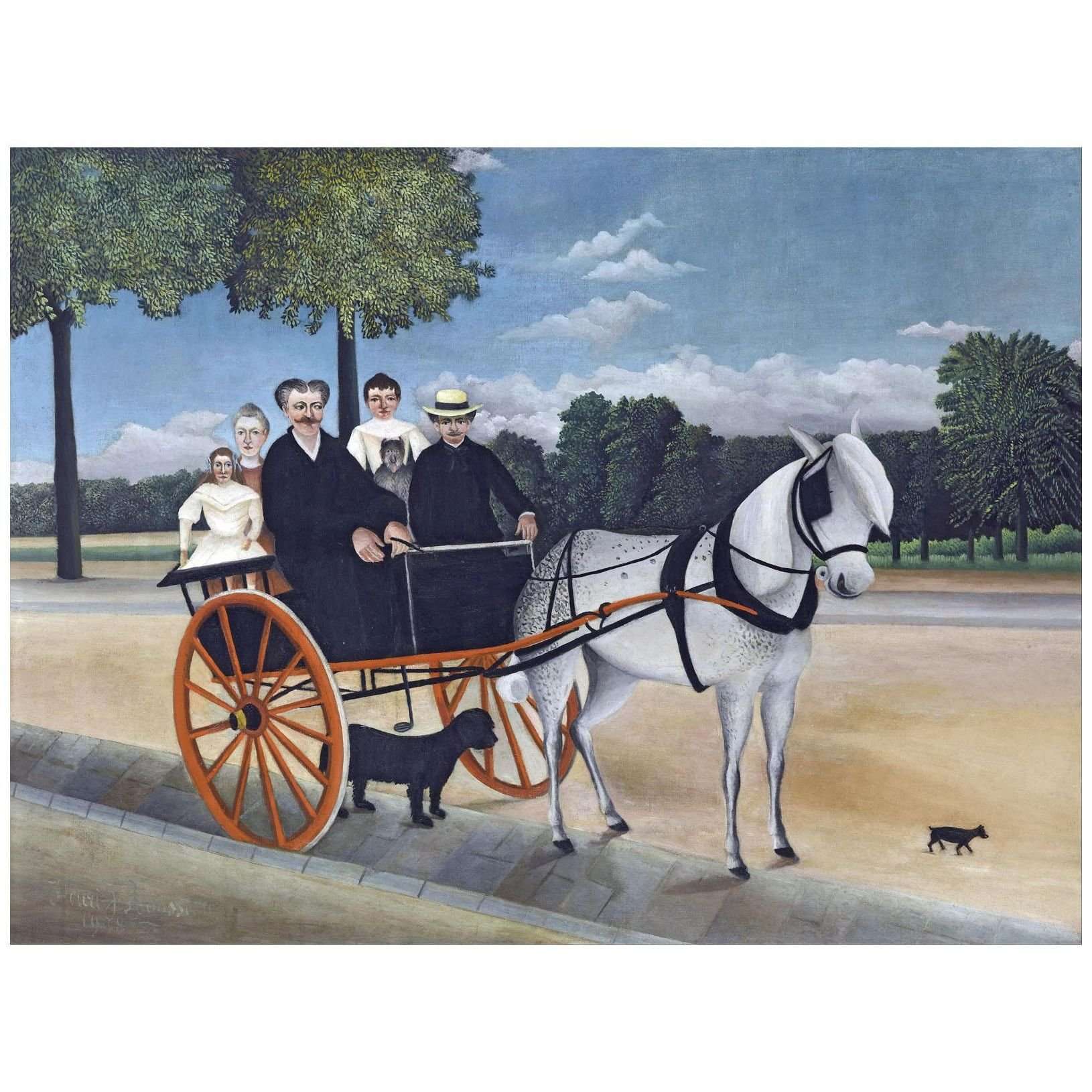  Henri Rousseau. La Carriole du p?re Junier. 1908. Musee de lOrangerie Paris
