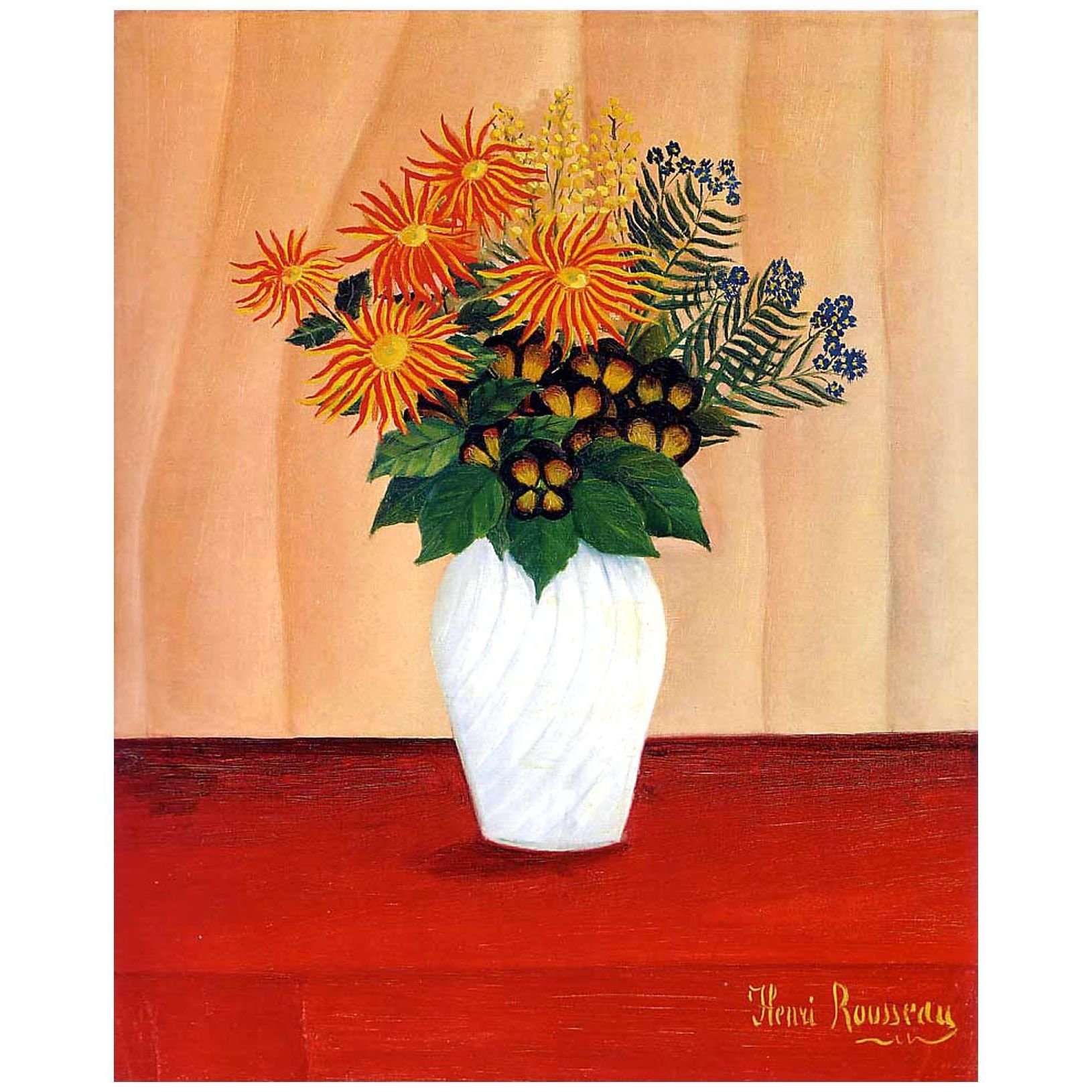  Henri Rousseau. Bouquet de fleurs. 1909. Tate Gallery