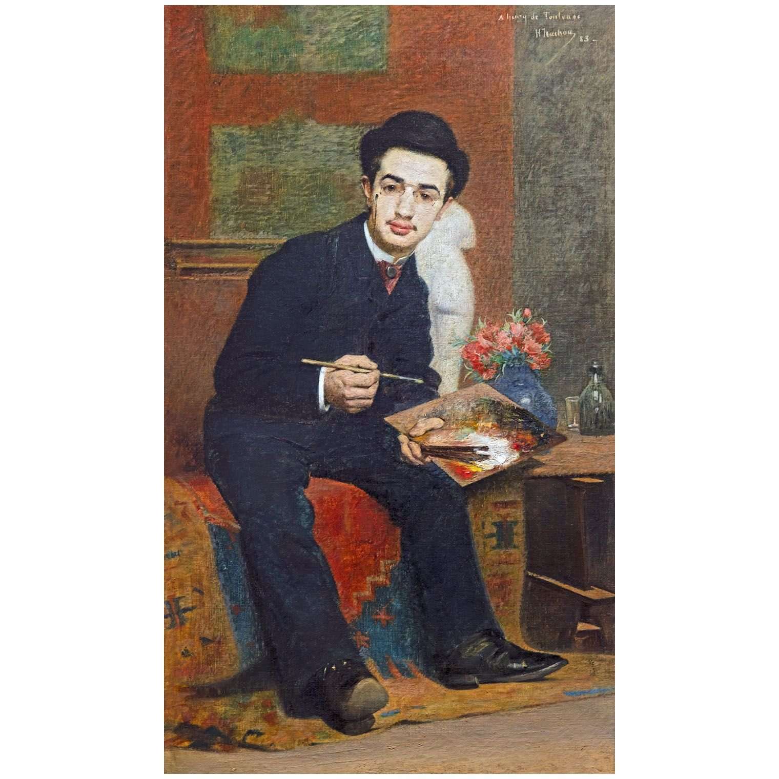  M   --Henri Lachou. Peintre Henri de Toulouse-Lautrec. 1883. Musee des Augustins Toulouse