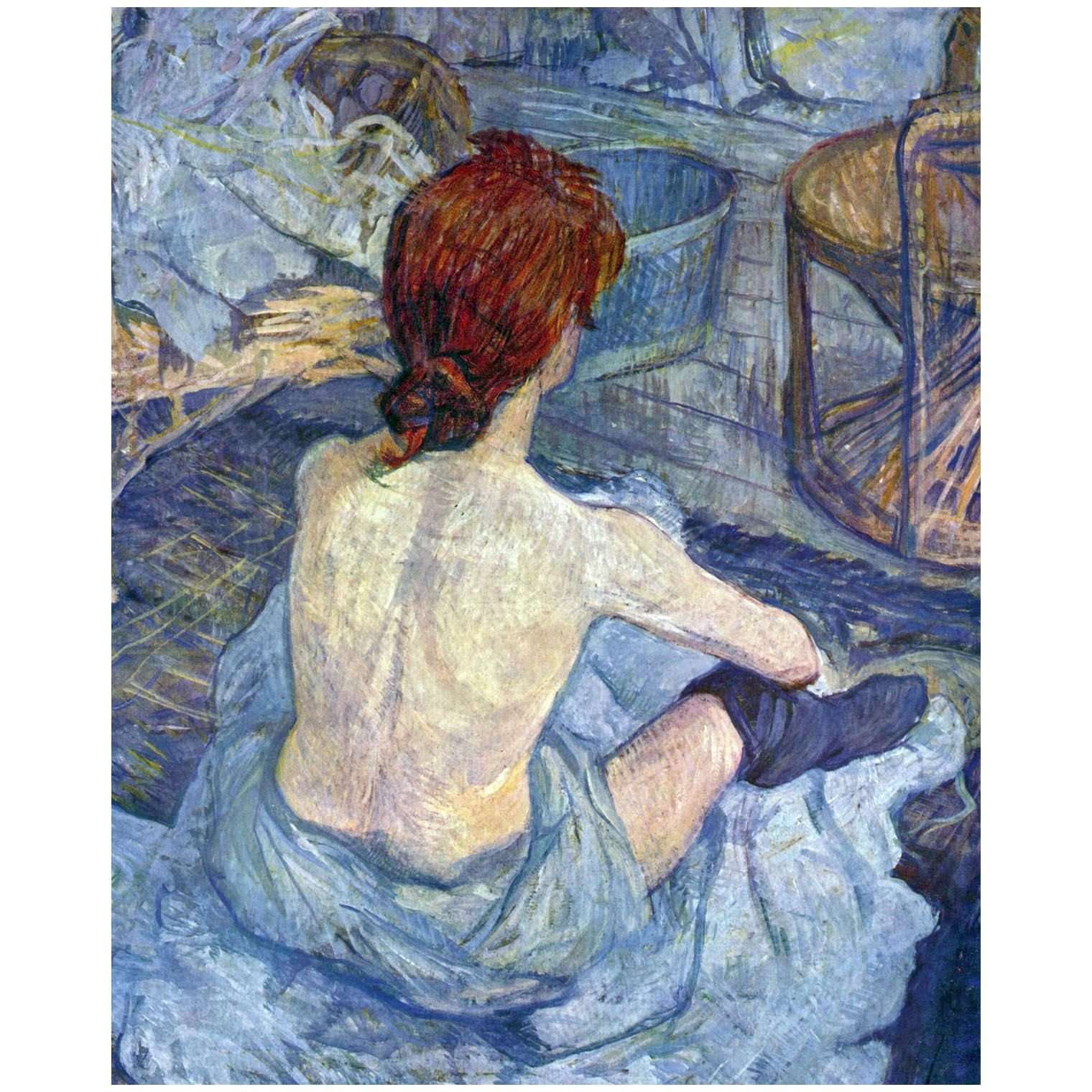  M   --Henri de Toulouse-Lautrec. La Toilette. 1889. Musee dOrsay