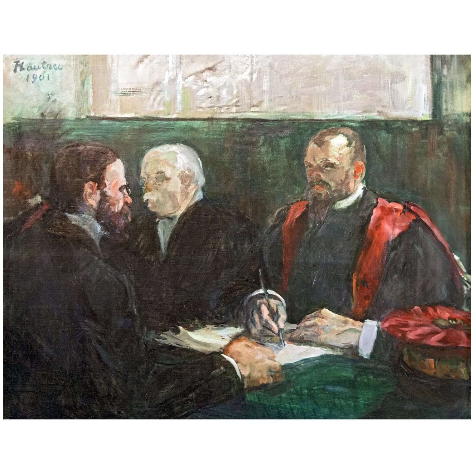  M   --Henri de Toulouse-Lautrec. Un examen a la faculte de Medecine. 1901. Musee Toulouse-Lautrec