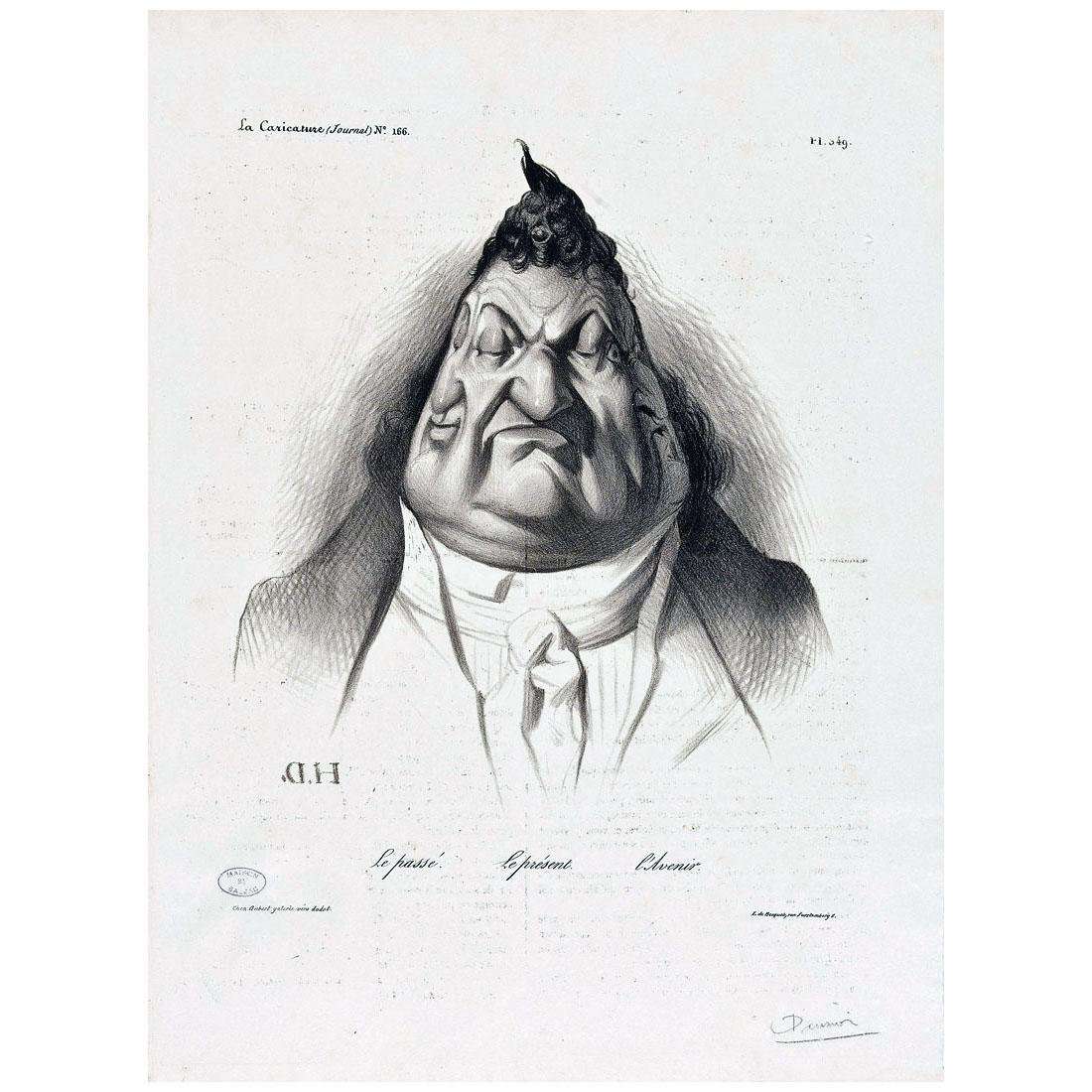  Honore Daumier. Passe, present, avenir. 1834. Lithographie