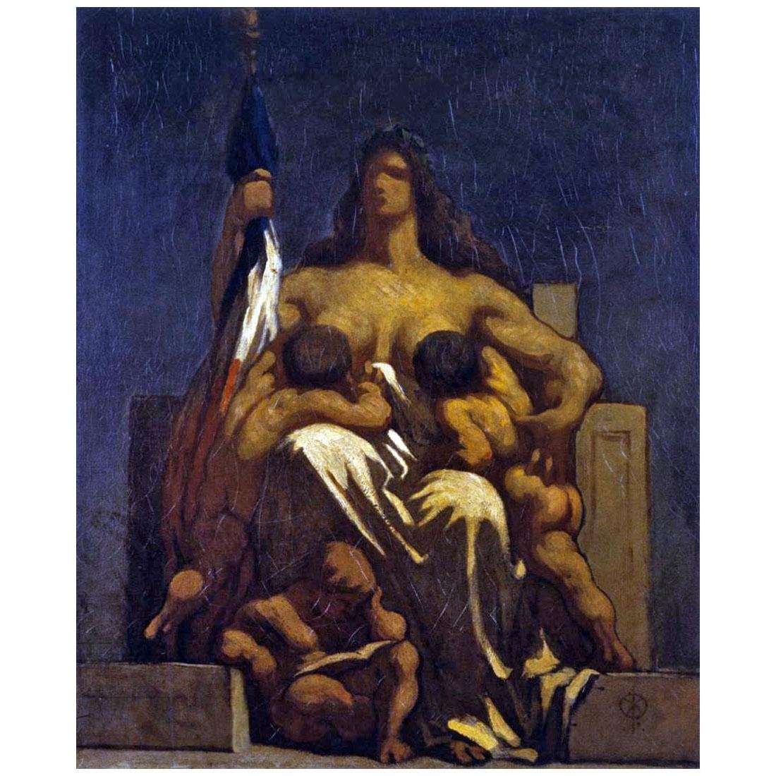  Honore Daumier. Republique. 1848. Musee dOrsay, Paris