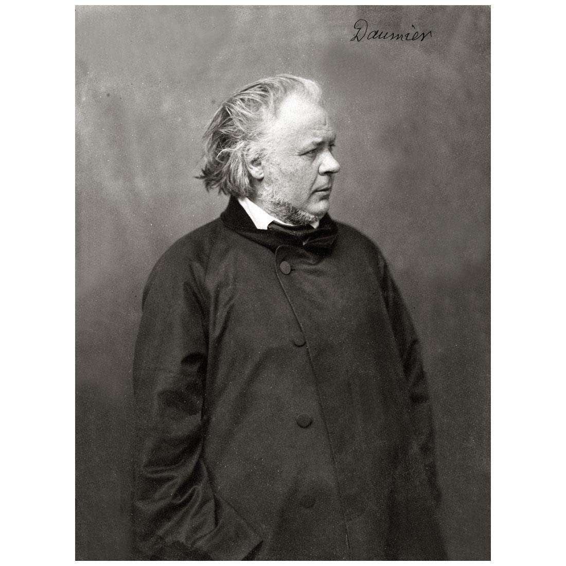  Honore Daumier. Photo: Nadar, Paris. Avant 1869