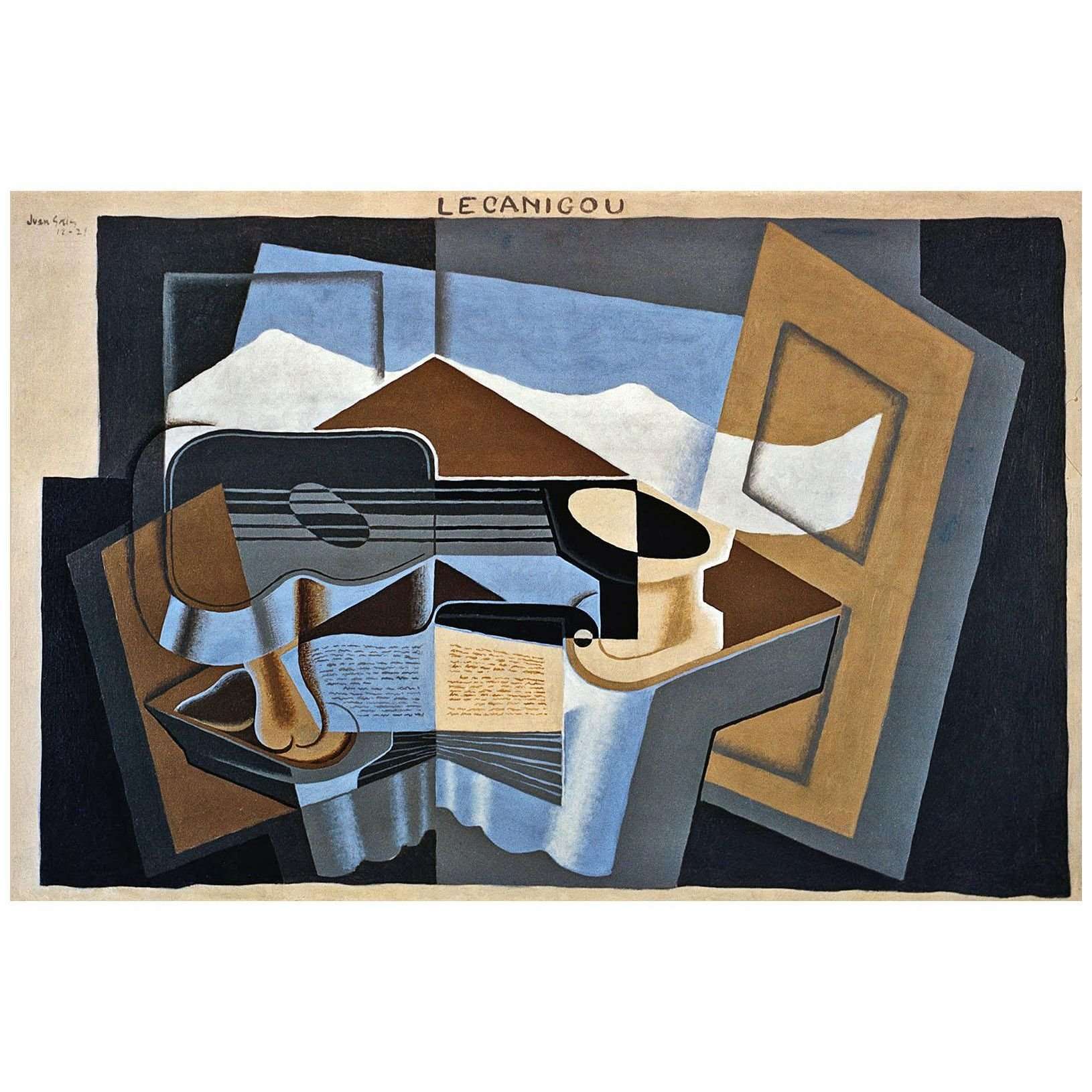  Juan Gris. Le Canigou. 1921. Buffalo AKG Art Museum