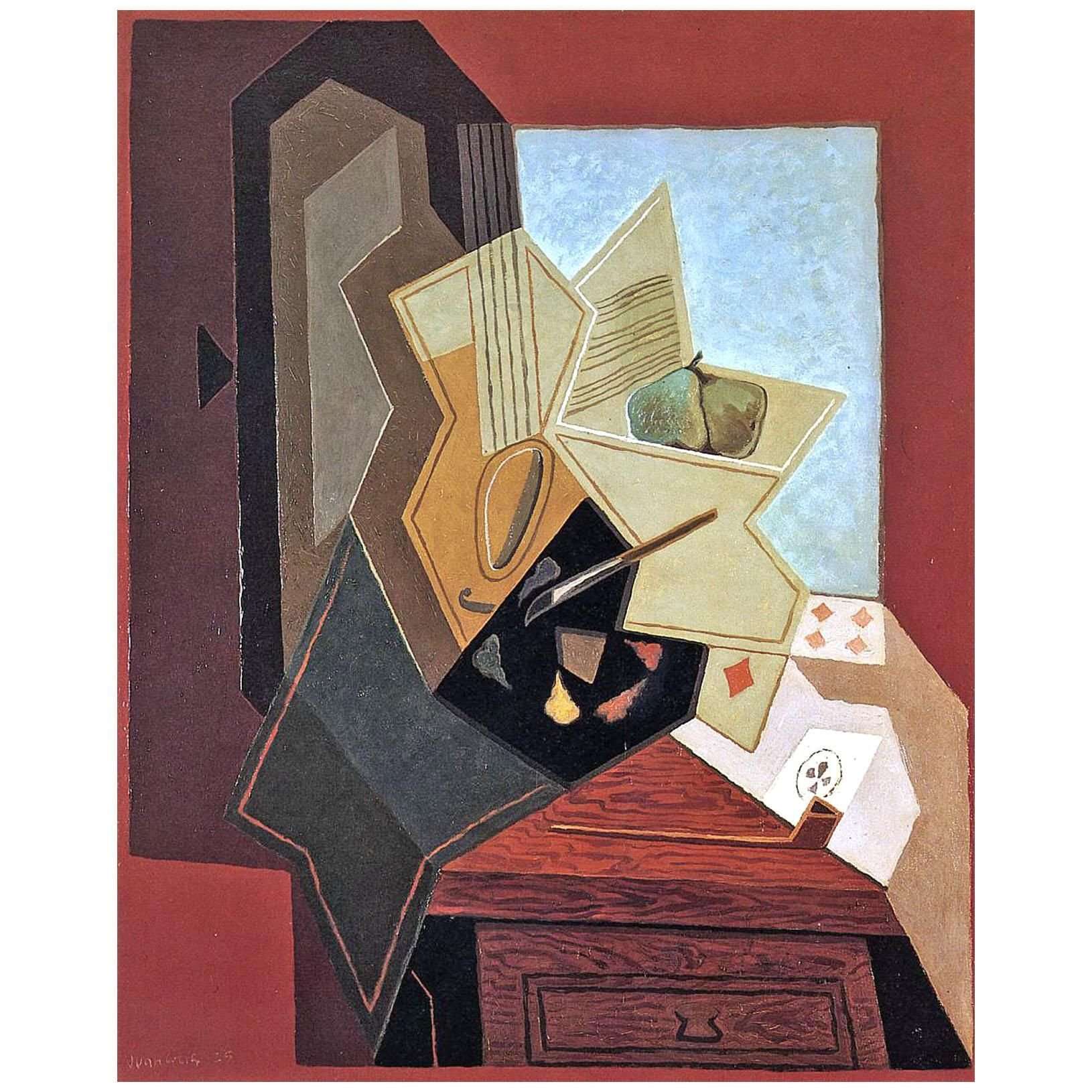 Juan Gris. La Fen?tre du Peintre. 1925. Baltimore Museum of Art