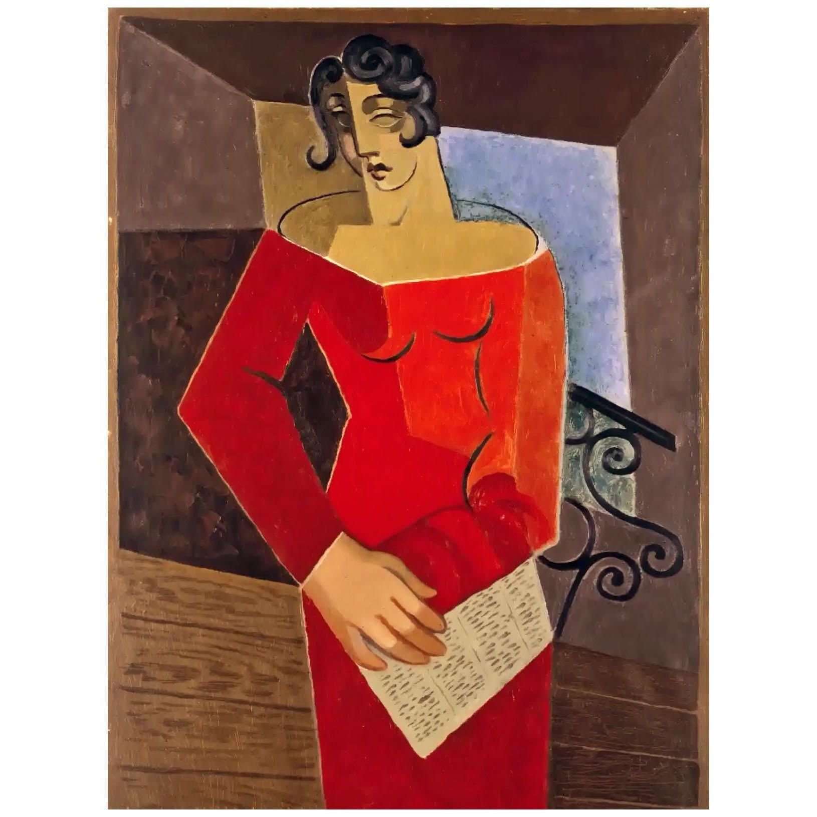  Juan Gris. La chanteuse. 1926. Museo de Reina Sofia Madrid