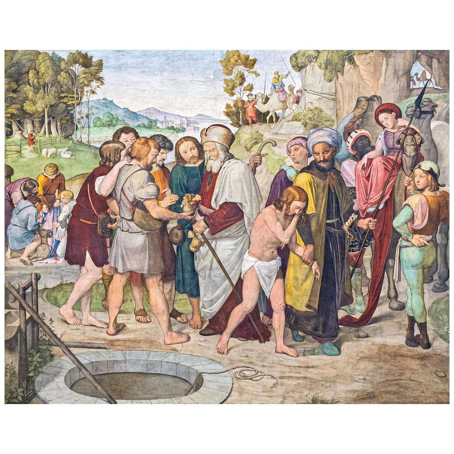   Friedrich Overbeck. Casa Bertoldi frescos (Fragment). 1817. Gemaldegalerie Berlin