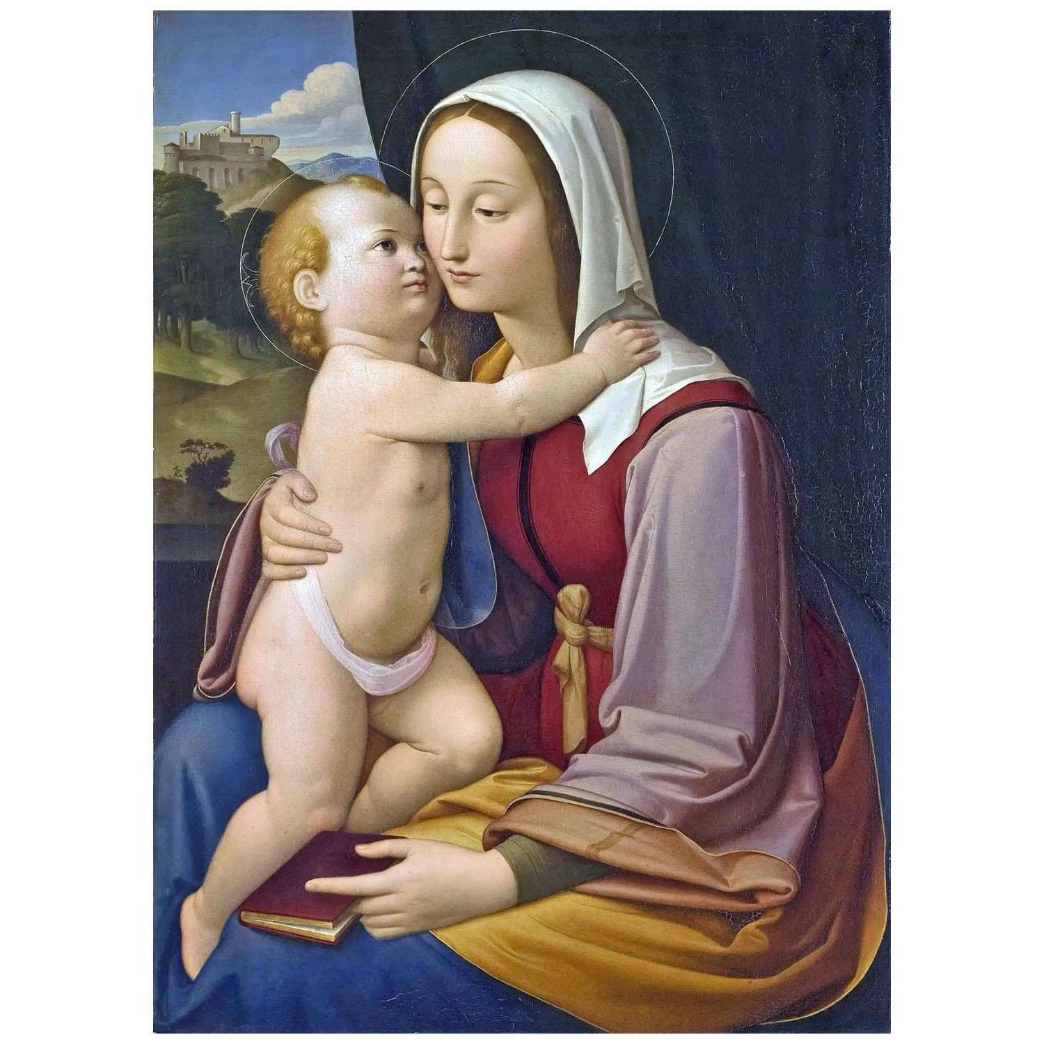   Friedrich Overbeck. Madonna mit Kind. 1818. Thorvaldsens Museum Copenhafen