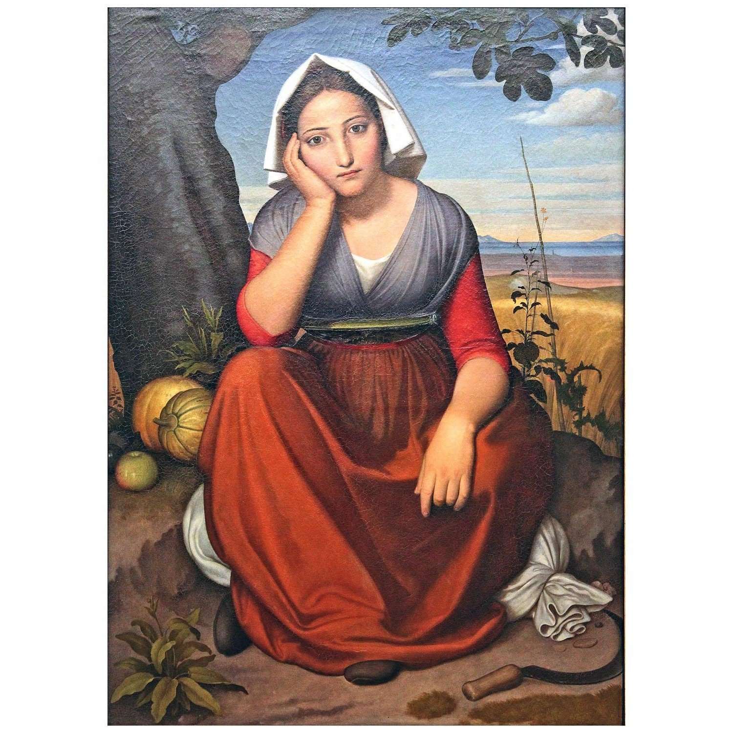  Friedrich Overbeck. Vittoria Caldoni. 1821. Neue Pinakothek Munchen