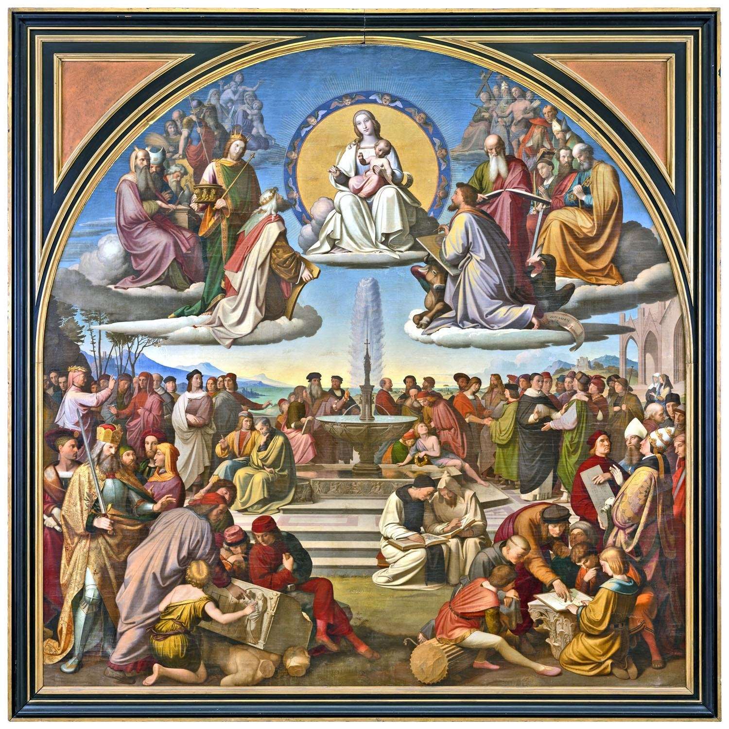   Friedrich Overbeck. Der Triumph der Religion in den K?nsten. 1829. Stadel Museum Frankfurt