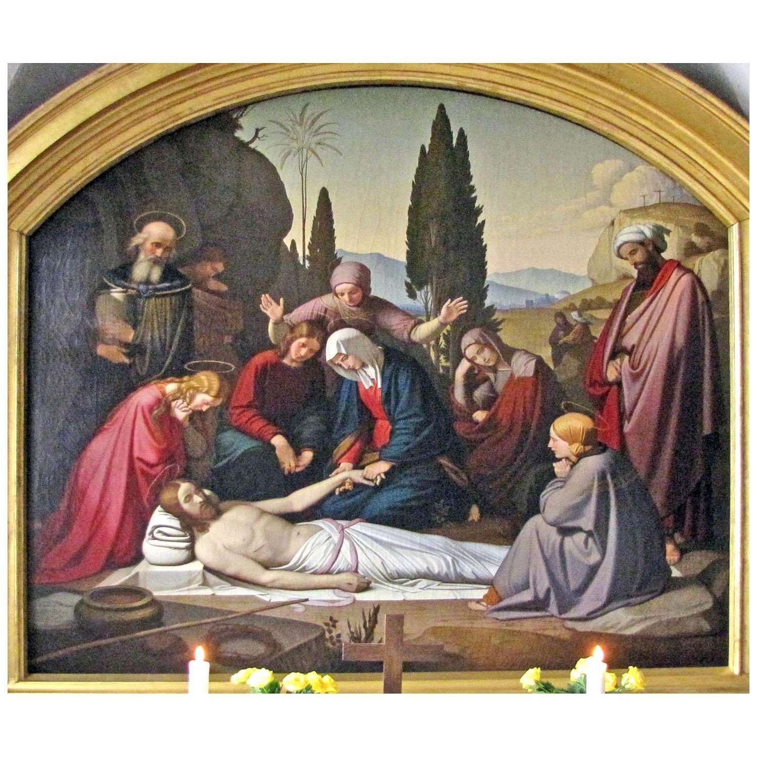   Friedrich Overbeck. Beweinung Christi. 1846. Kirche St. Marien, L?beck
