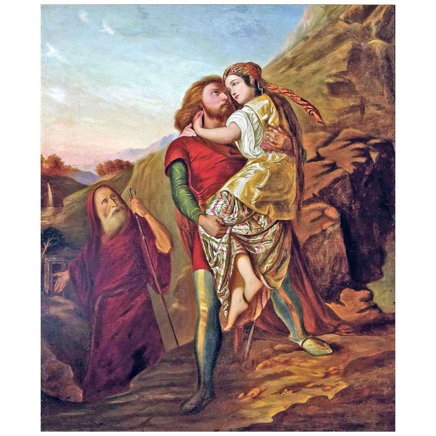   Friedrich Overbeck. Moses und Sepfora. 1850. Privatsammlung