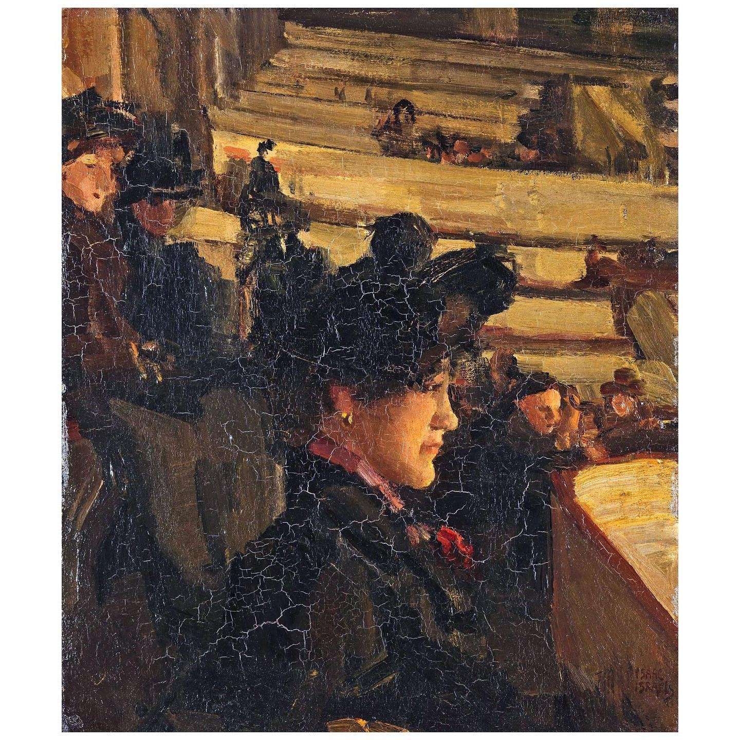  Isaac Israels. In het theater. 1895. Rijksmuseum Amsterdam