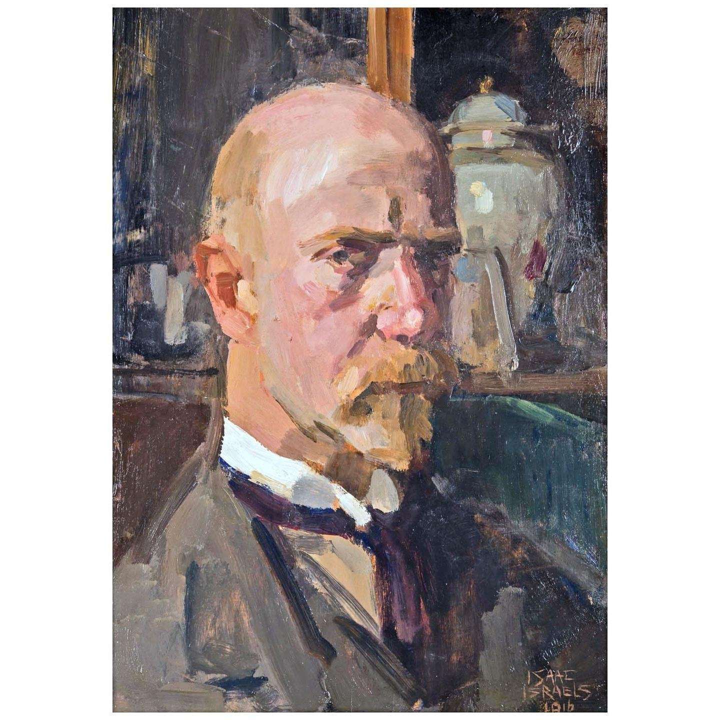  Isaac Israels. Zelfportret. 1916. Dordrecht Museum