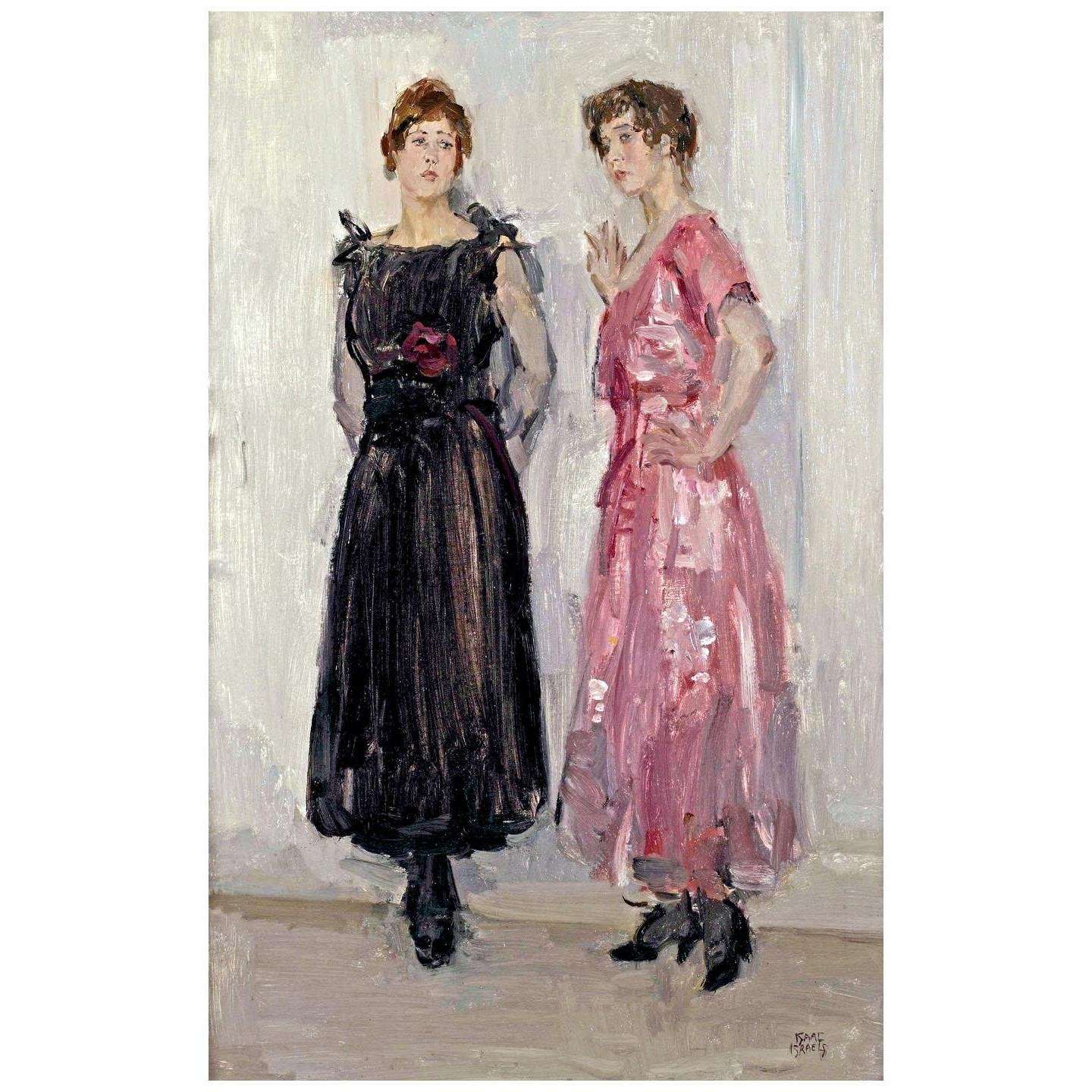  Isaac Israels. Twee modellen, Epi en Gertie. 1916. Particuliere collectie