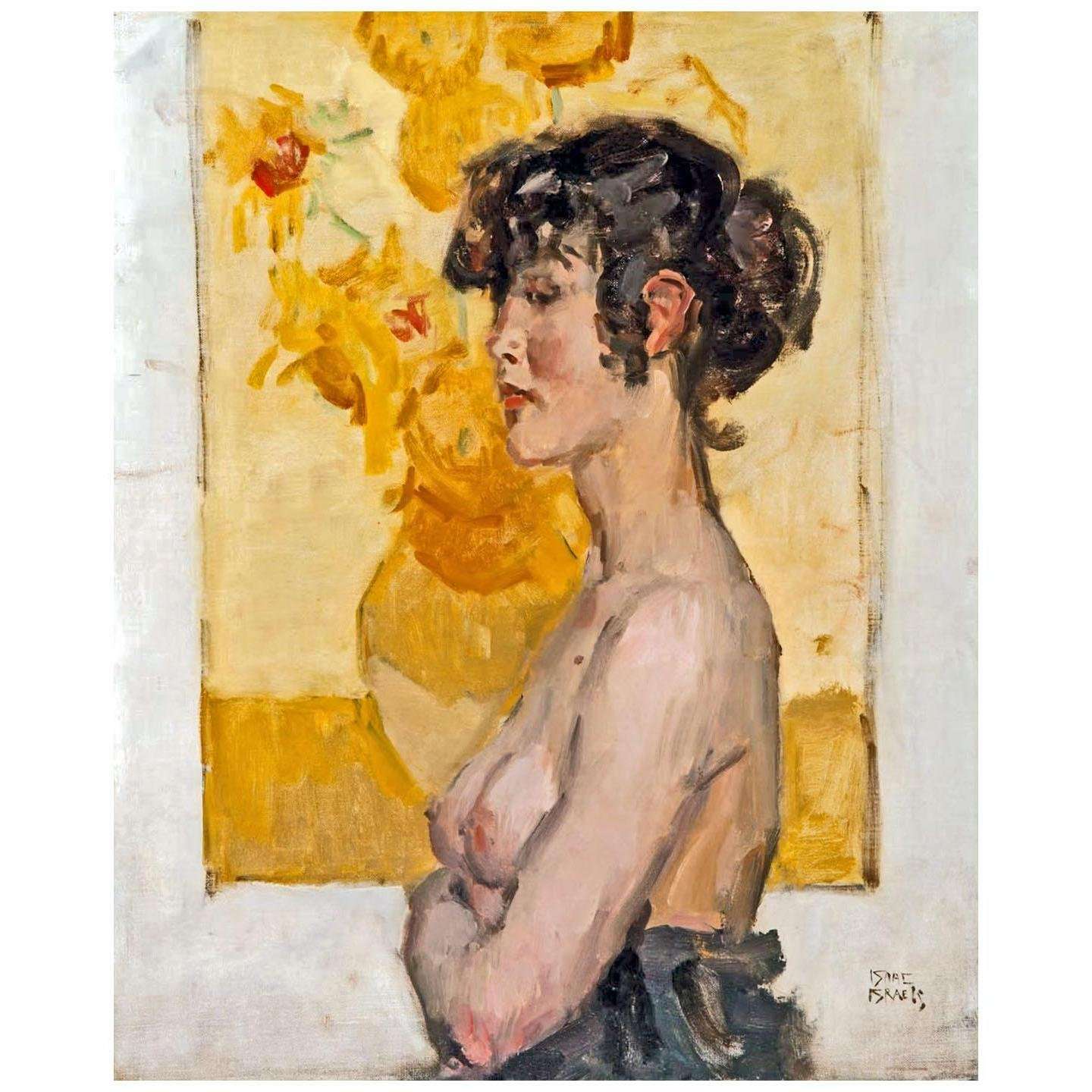  Isaac Israels. Vrouw voor de Zonnebloemen. 1917. Museum de Fundatie Zwolle