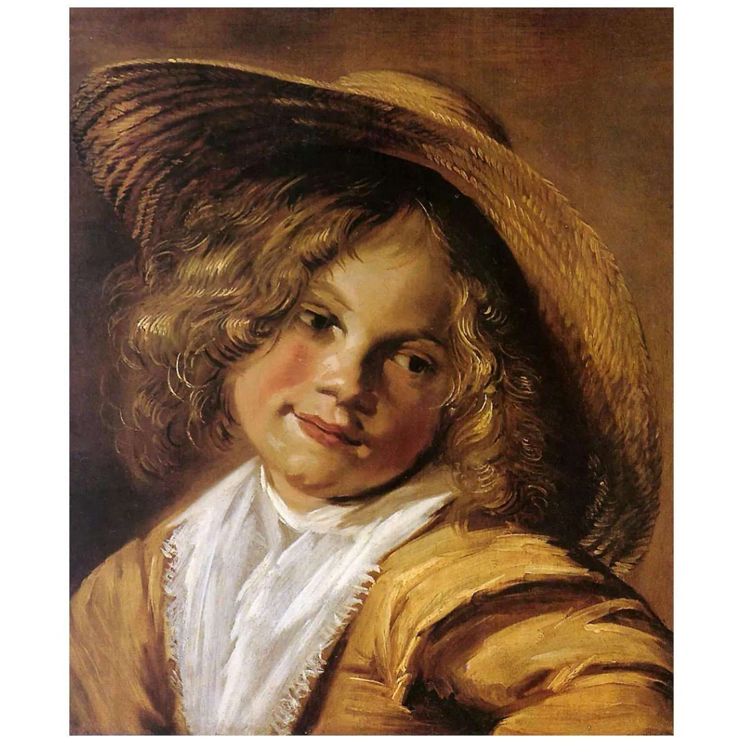  Judith Leyster. Girl with Straw Hat. 1635. Academia Carrara Bologna
