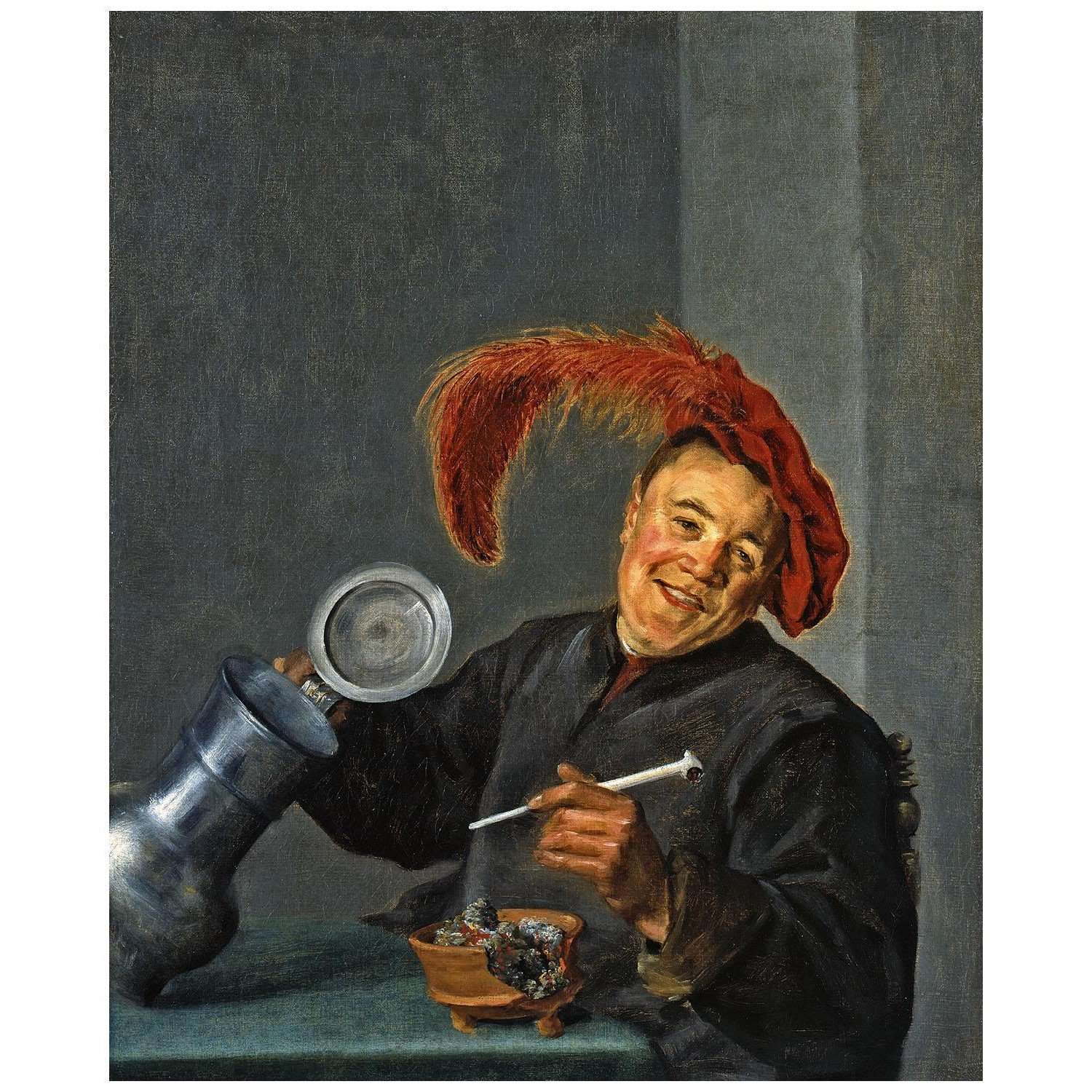  Judith Leyster. Merry Man with a Pipe. 1640. Gemaldegalerie Berlin