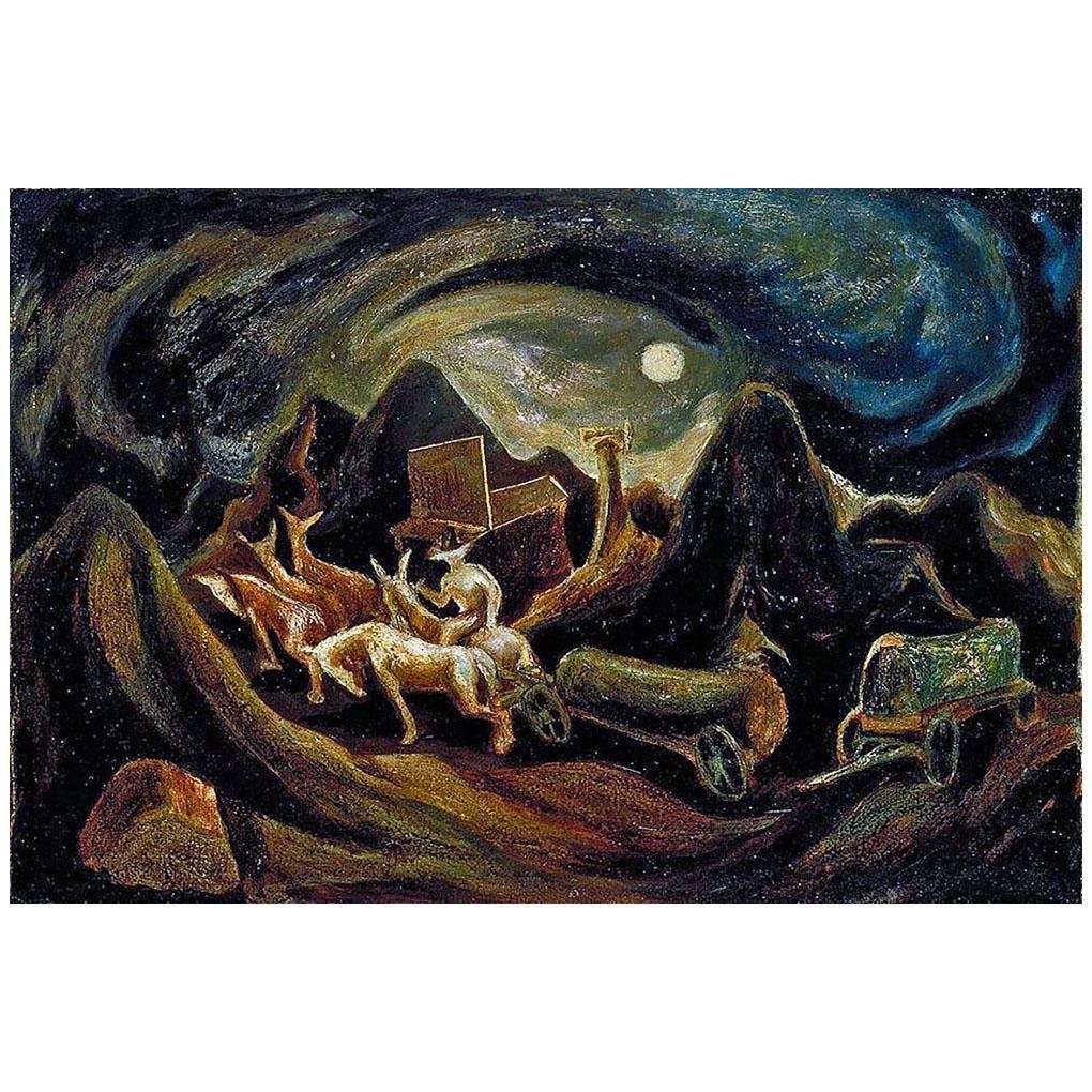  Jackson Pollock. Going West. 1935